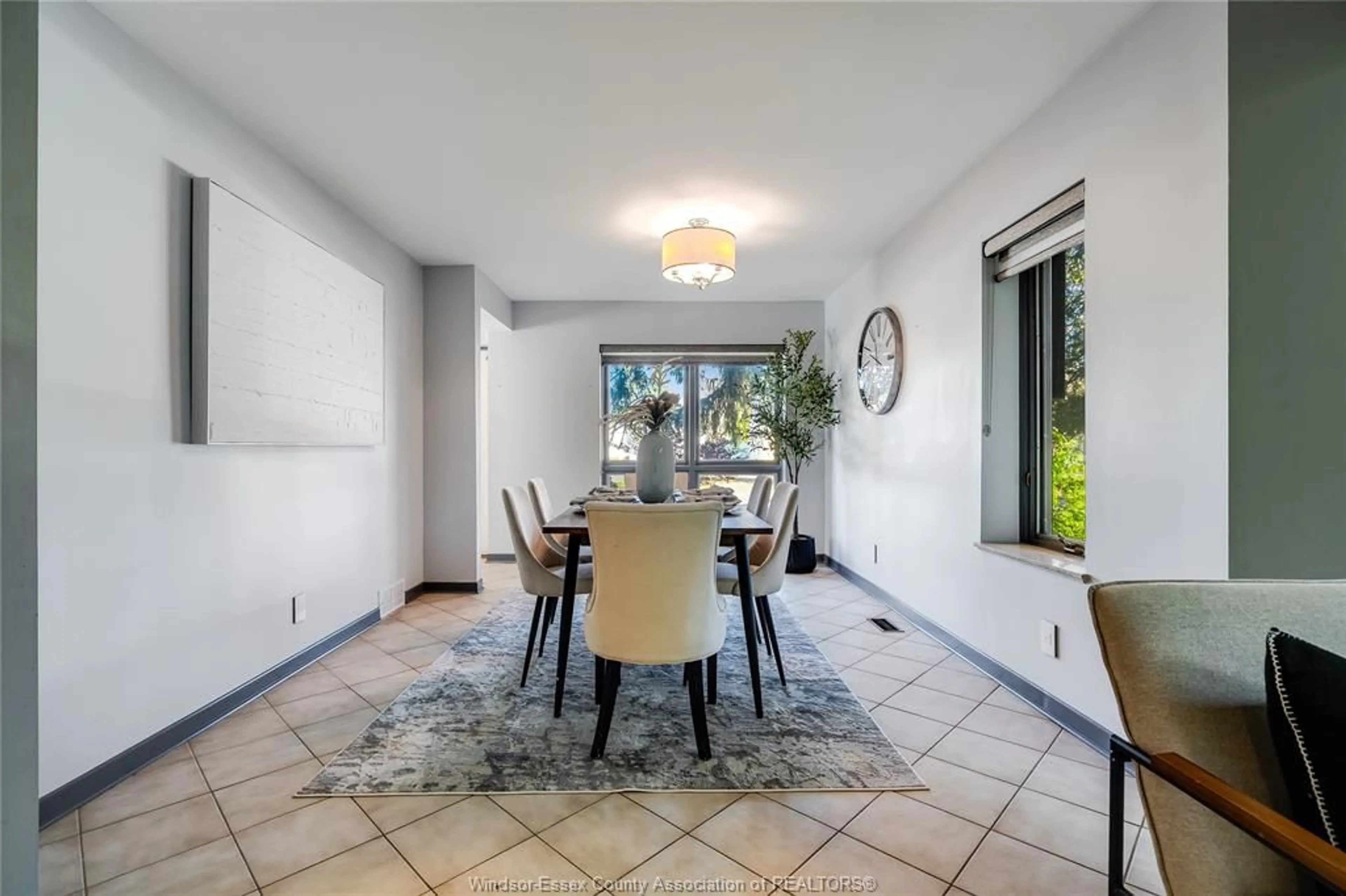 Dining room, ceramic/tile floor for 1733 Durham Pl, Windsor Ontario N8W 3A1