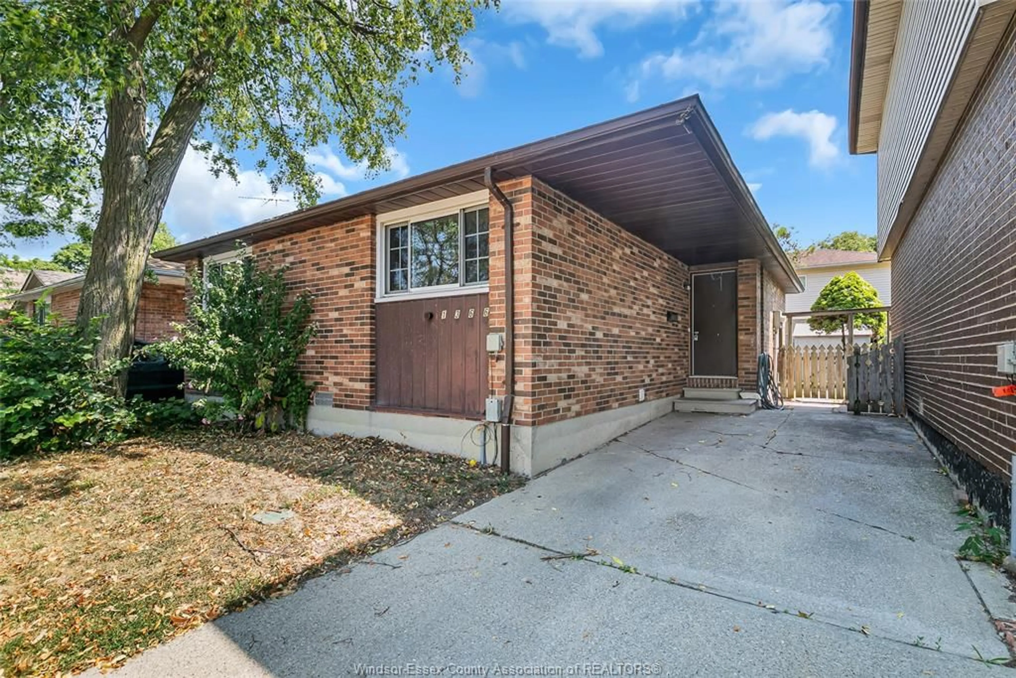 Home with brick exterior material, street for 1366 BAYSWATER Cres, Windsor Ontario N8S 4K7