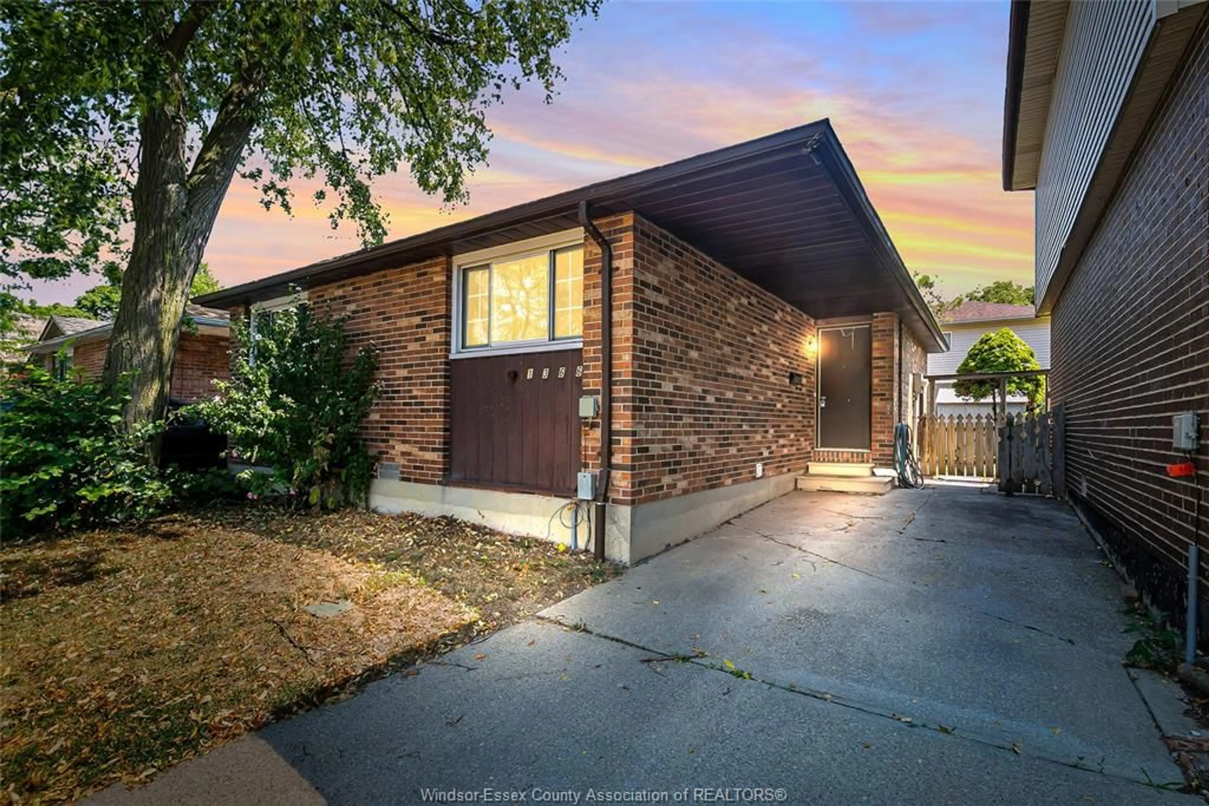 Home with brick exterior material, street for 1366 BAYSWATER Cres, Windsor Ontario N8S 4K7