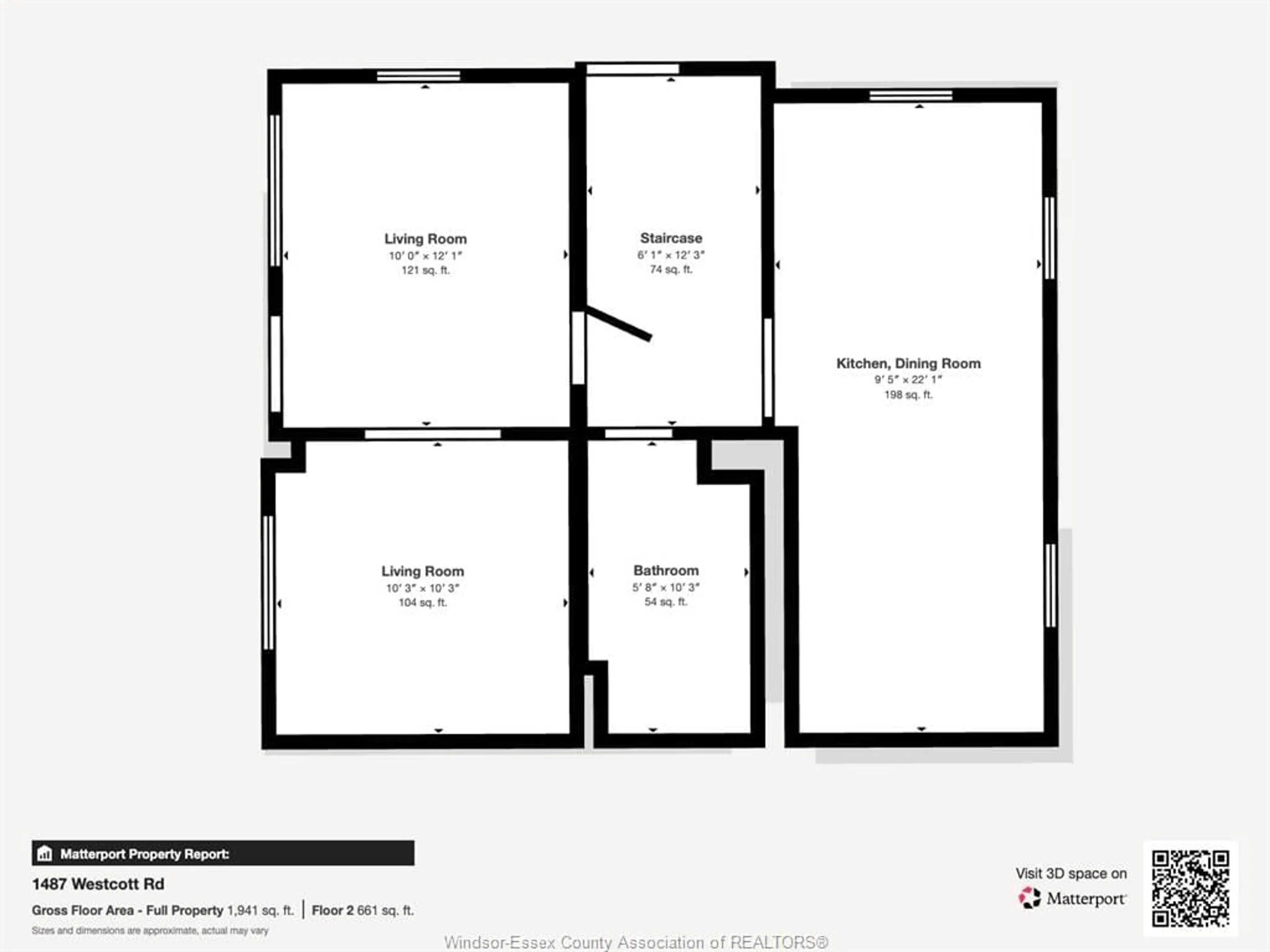 Floor plan for 1487 WESTCOTT RD, Windsor Ontario N8Y 4C3