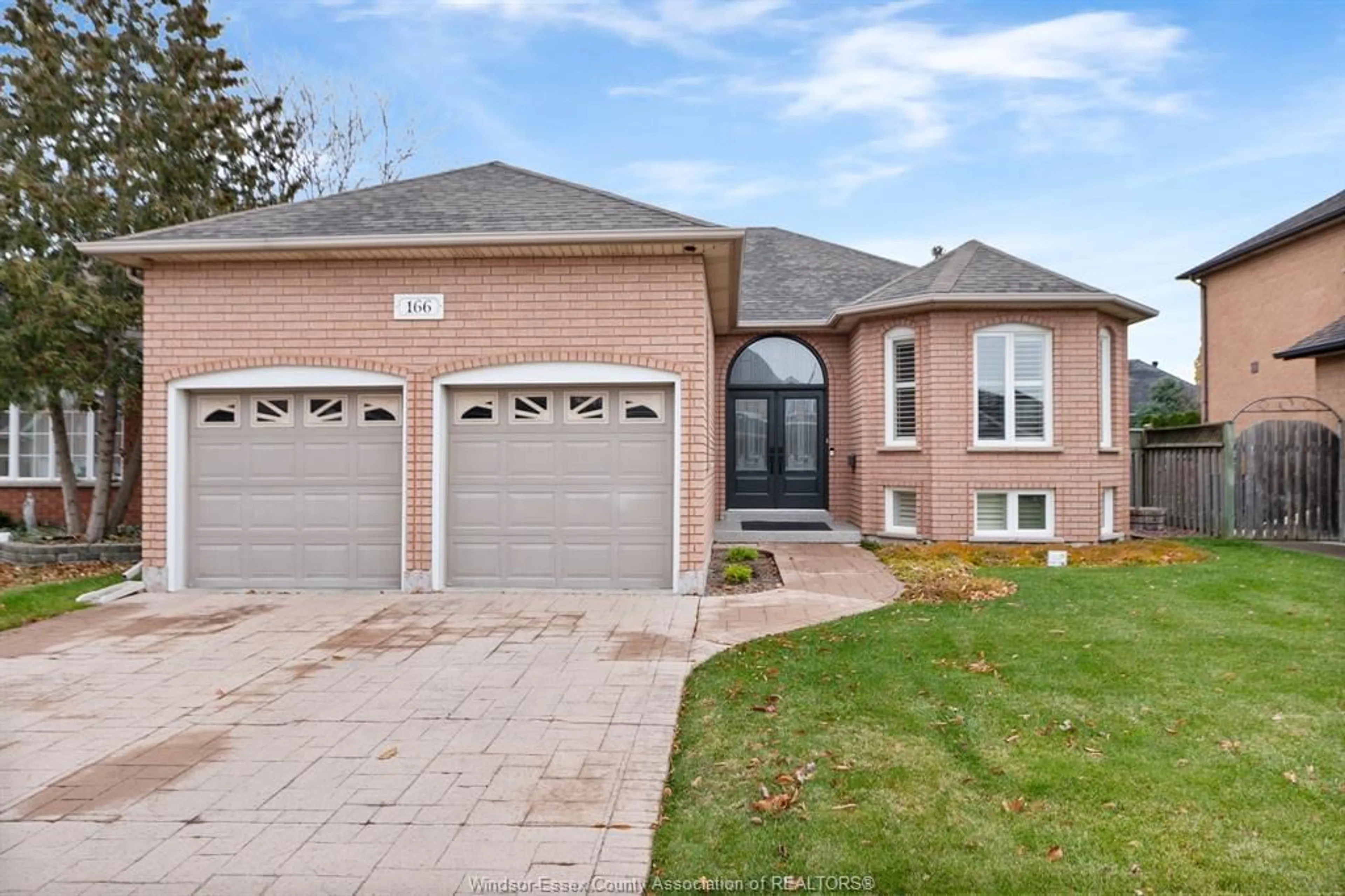 Home with brick exterior material, street for 166 EVELEIGH Cres, Windsor Ontario N9E 4M2