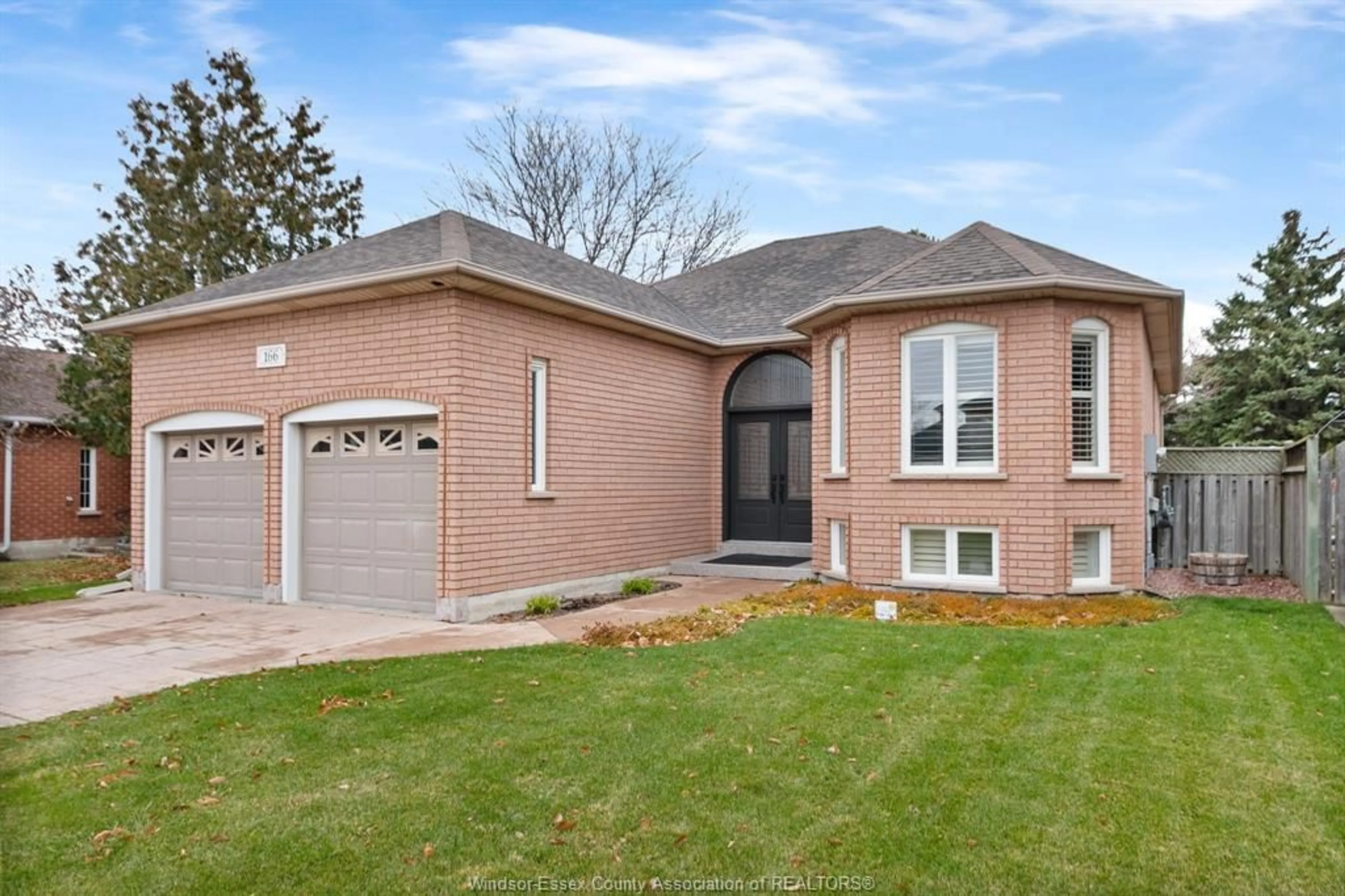 Home with brick exterior material, street for 166 EVELEIGH Cres, Windsor Ontario N9E 4M2
