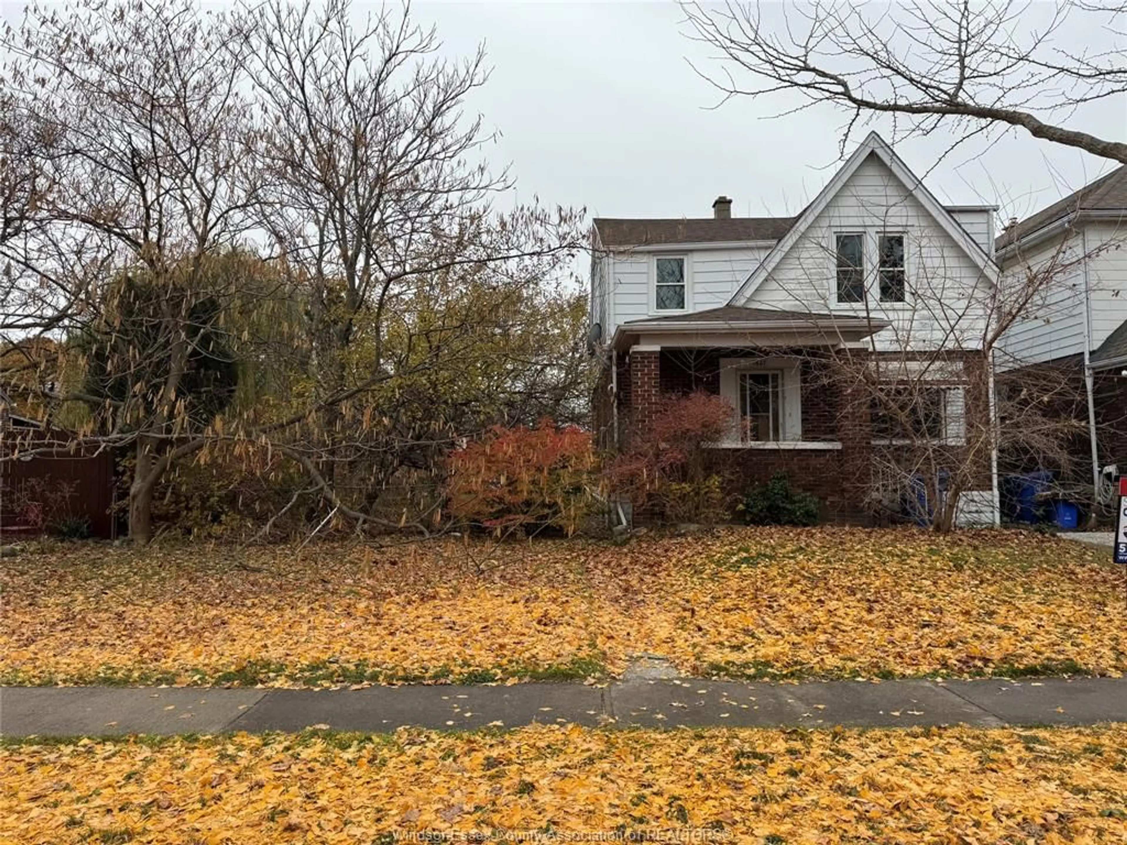 A pic from outside/outdoor area/front of a property/back of a property/a pic from drone, street for 1667 PIERRE Ave, Windsor Ontario N9X 4P7