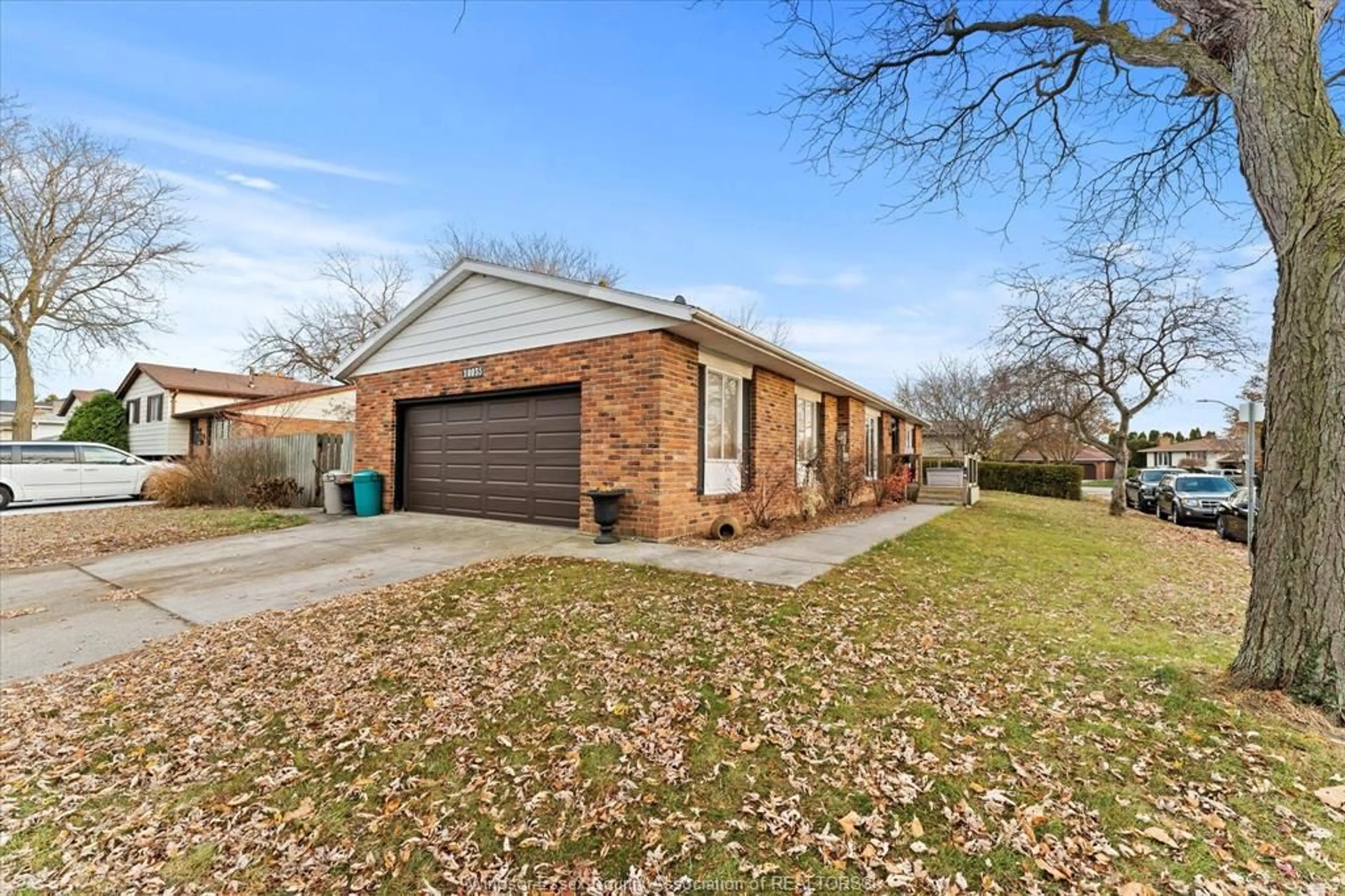 Home with brick exterior material, street for 10035 ASPEN Cres, Windsor Ontario N8R 2B7