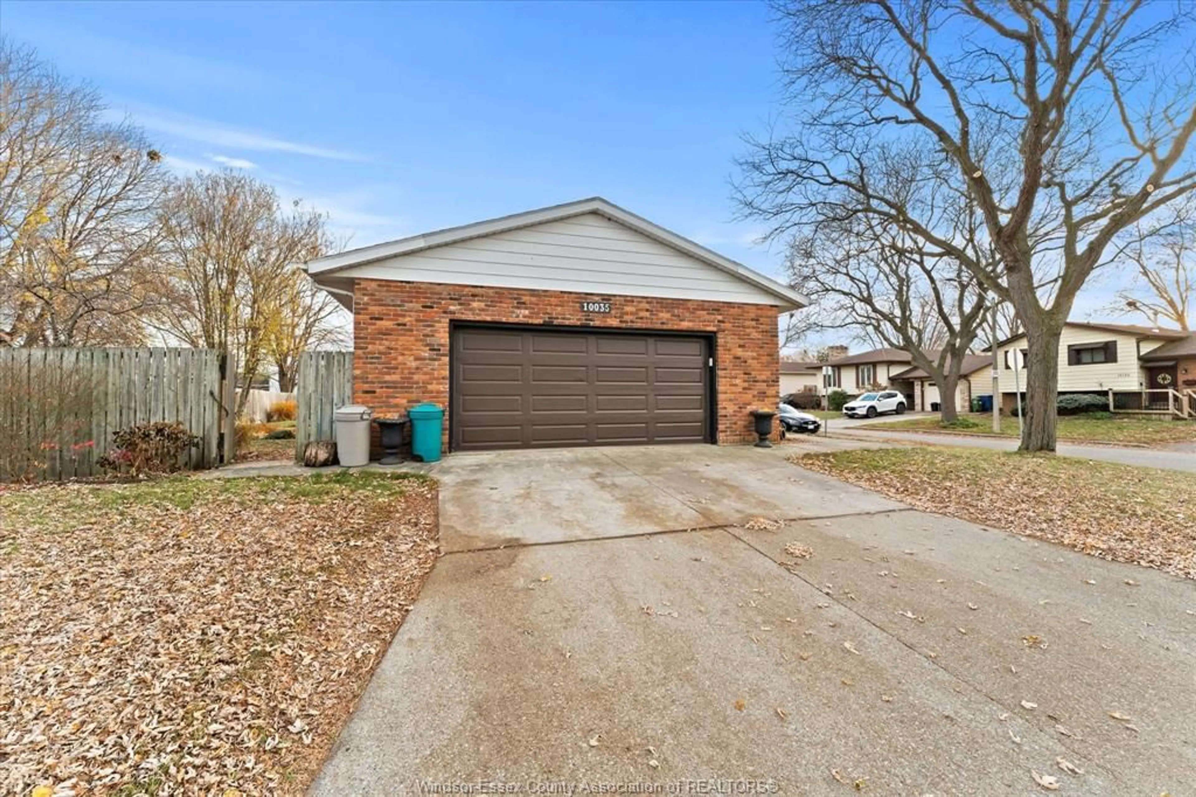Home with brick exterior material, street for 10035 ASPEN Cres, Windsor Ontario N8R 2B7