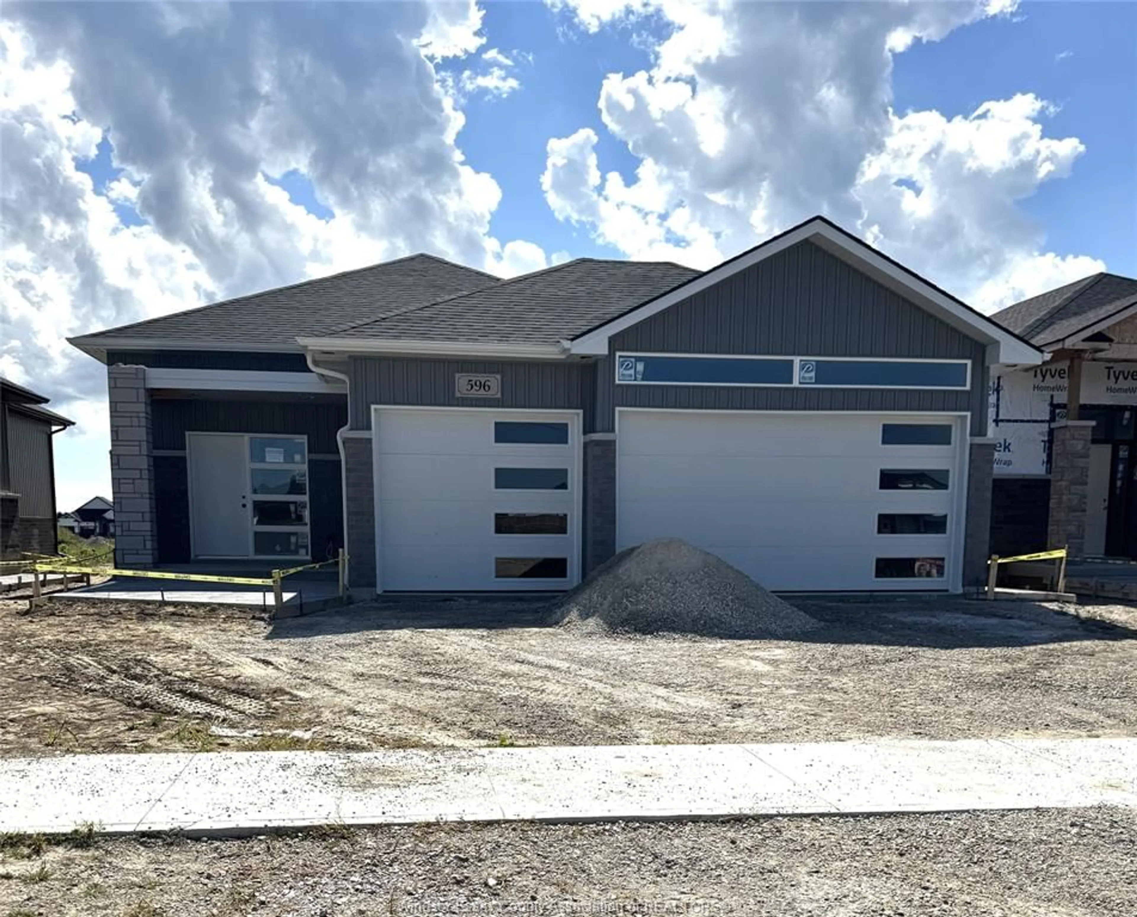 Home with vinyl exterior material, street for 596 INDIAN CREEK Rd, Chatham Ontario N7M 5J5