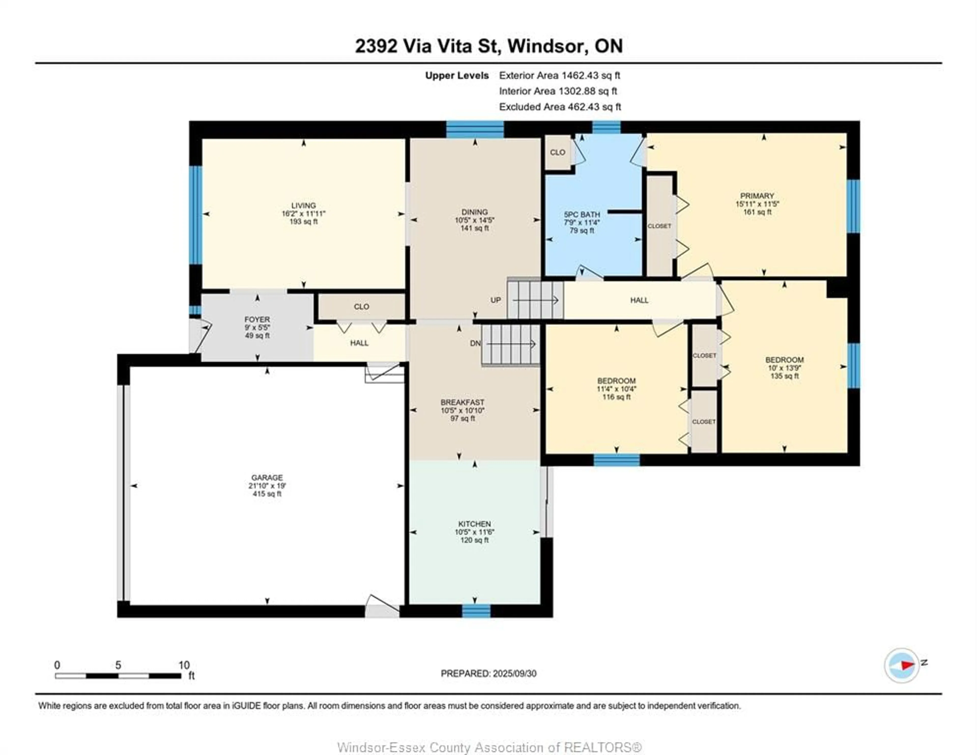 Floor plan for 2392 VIA VITA St, Windsor Ontario N9E 4C4
