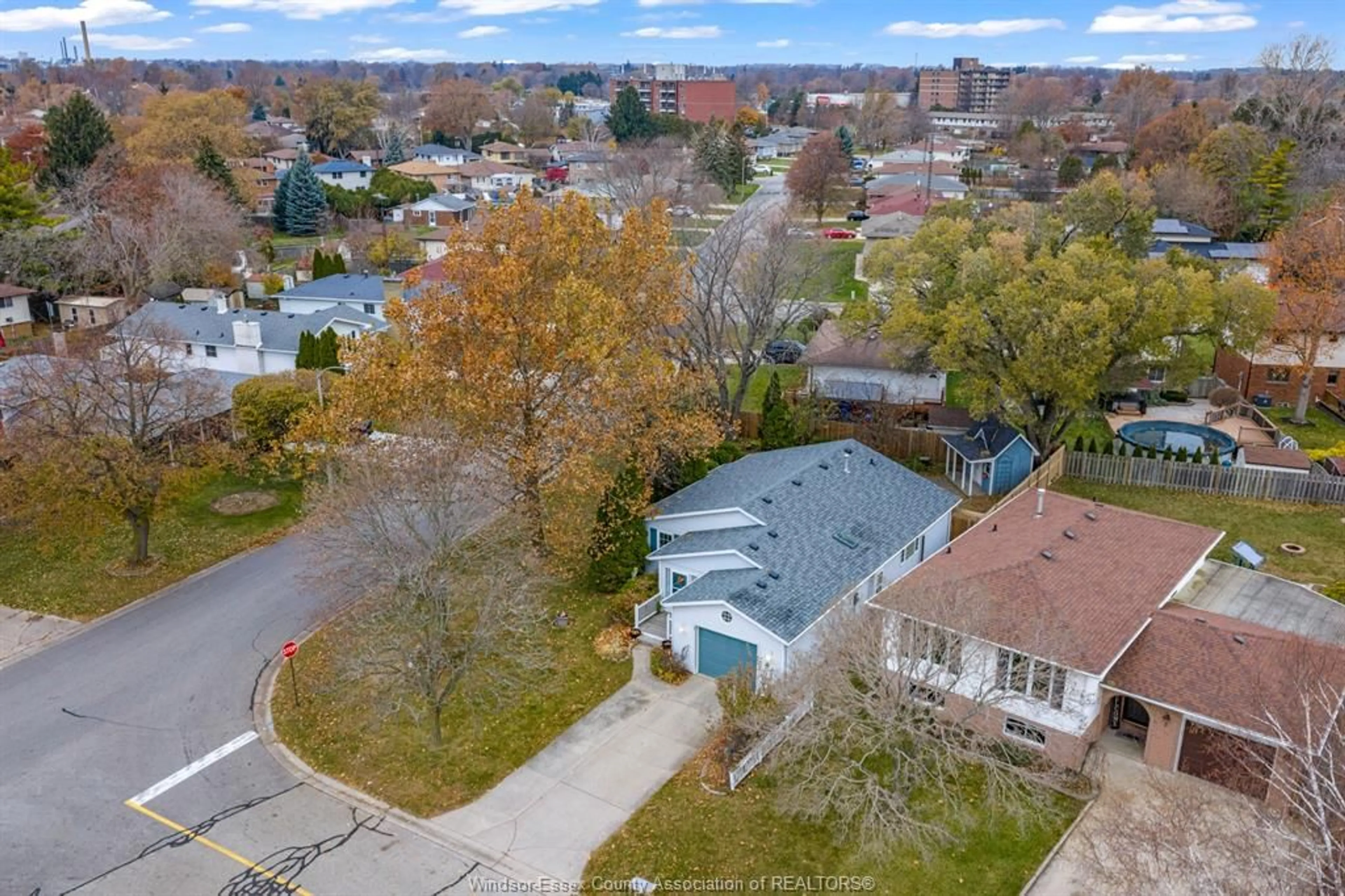 A pic from outside/outdoor area/front of a property/back of a property/a pic from drone, street for 1 Eastern Ave, Leamington Ontario N8H 4X8