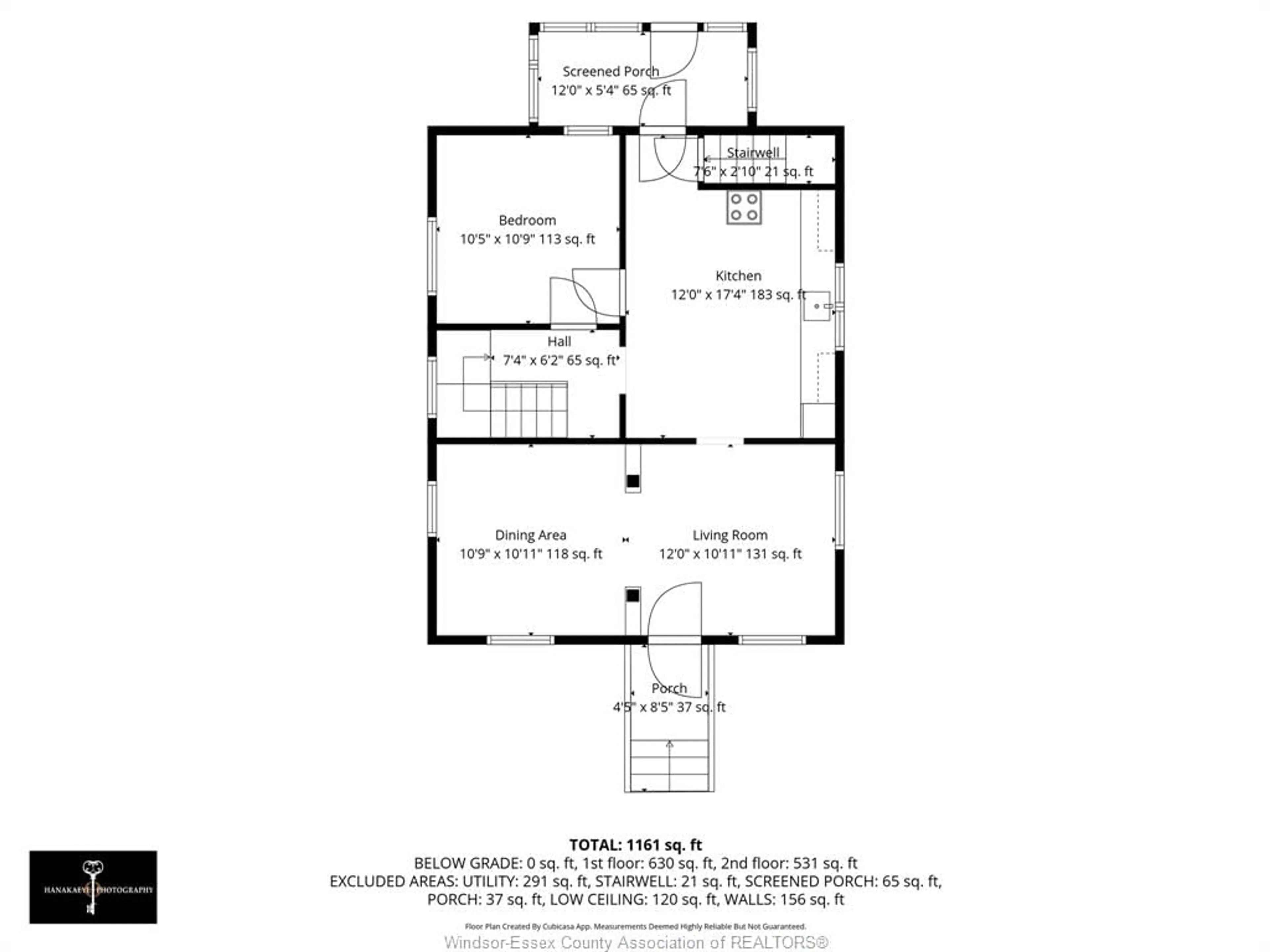 Floor plan for 39 ELM St, Kingsville Ontario N9Y 1W6