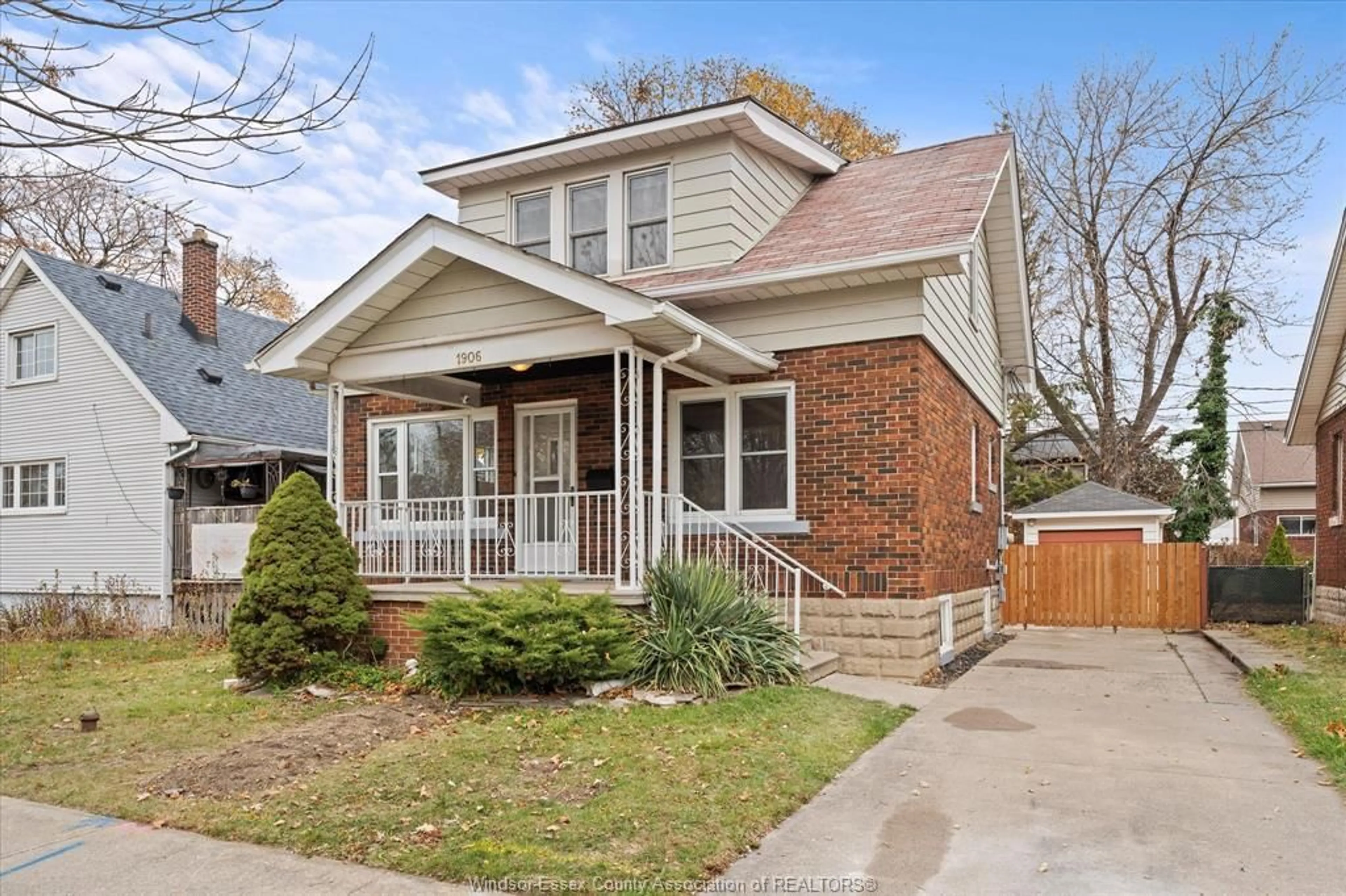 Home with brick exterior material, street for 1906 GEORGE Ave, Windsor Ontario N8W 4M1