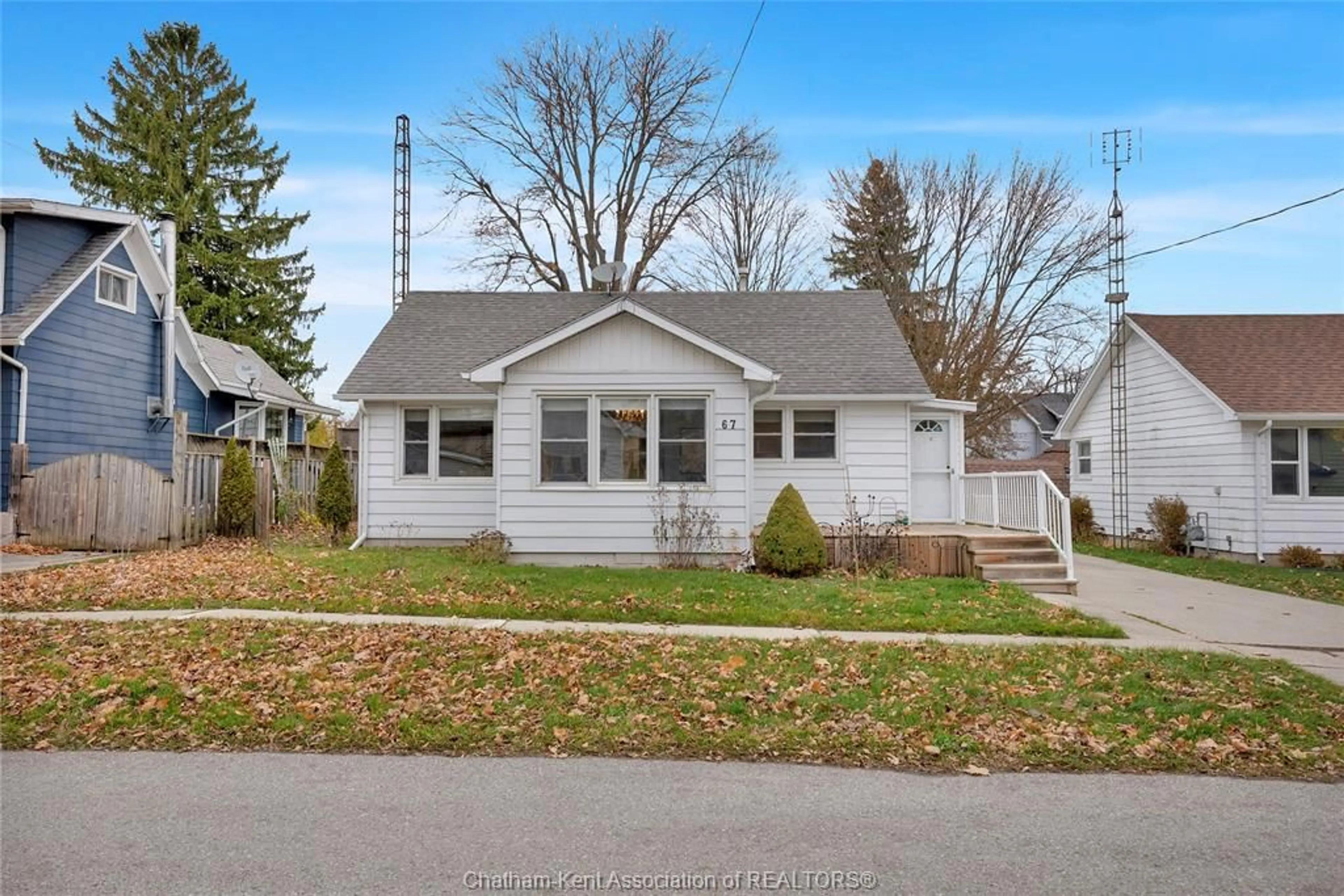 Home with vinyl exterior material, street for 67 Elizabeth St, Blenheim Ontario N0P 1A0