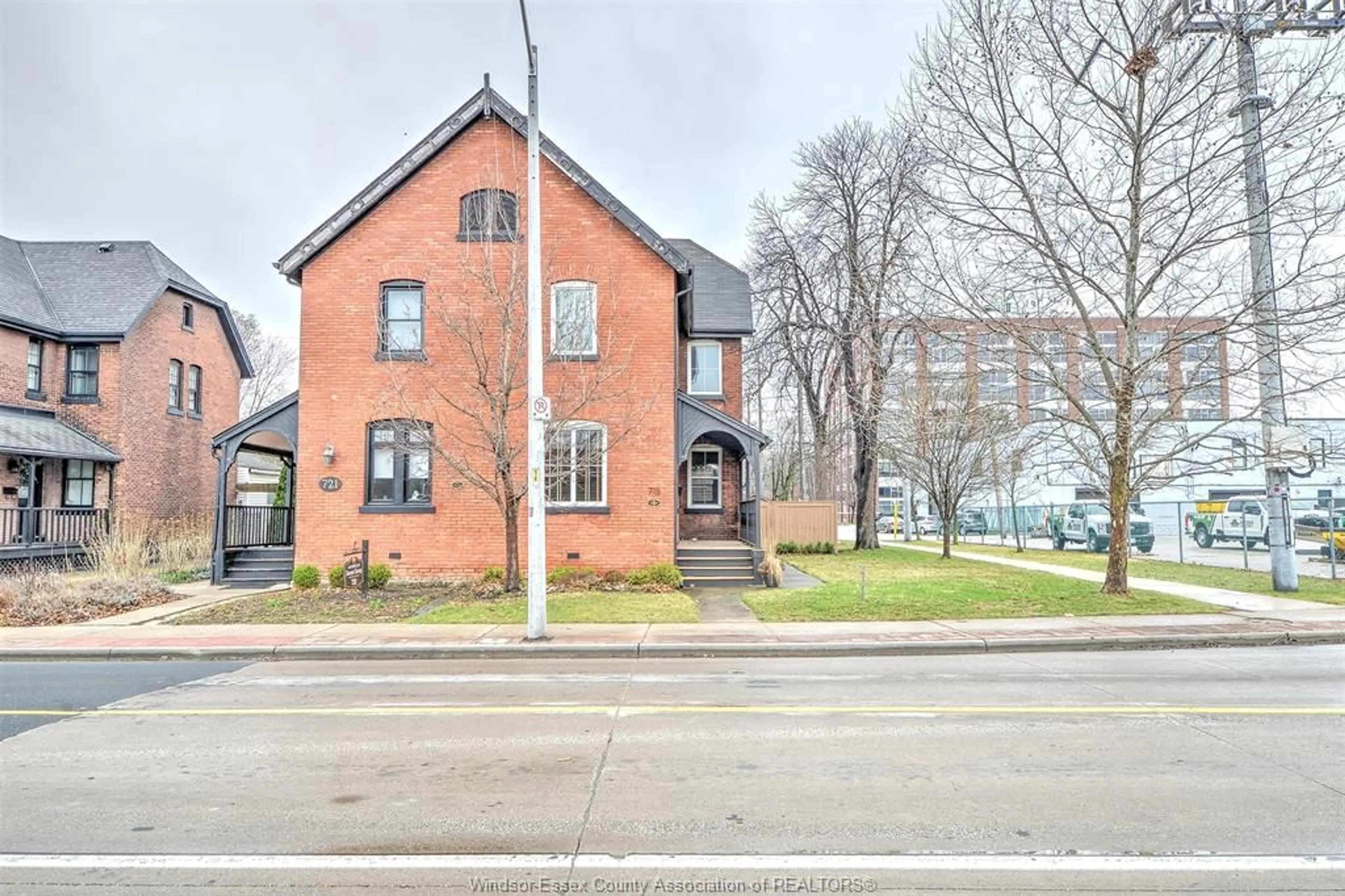 Home with brick exterior material, street for 715 WALKER Rd, Windsor Ontario N8Y 2N2