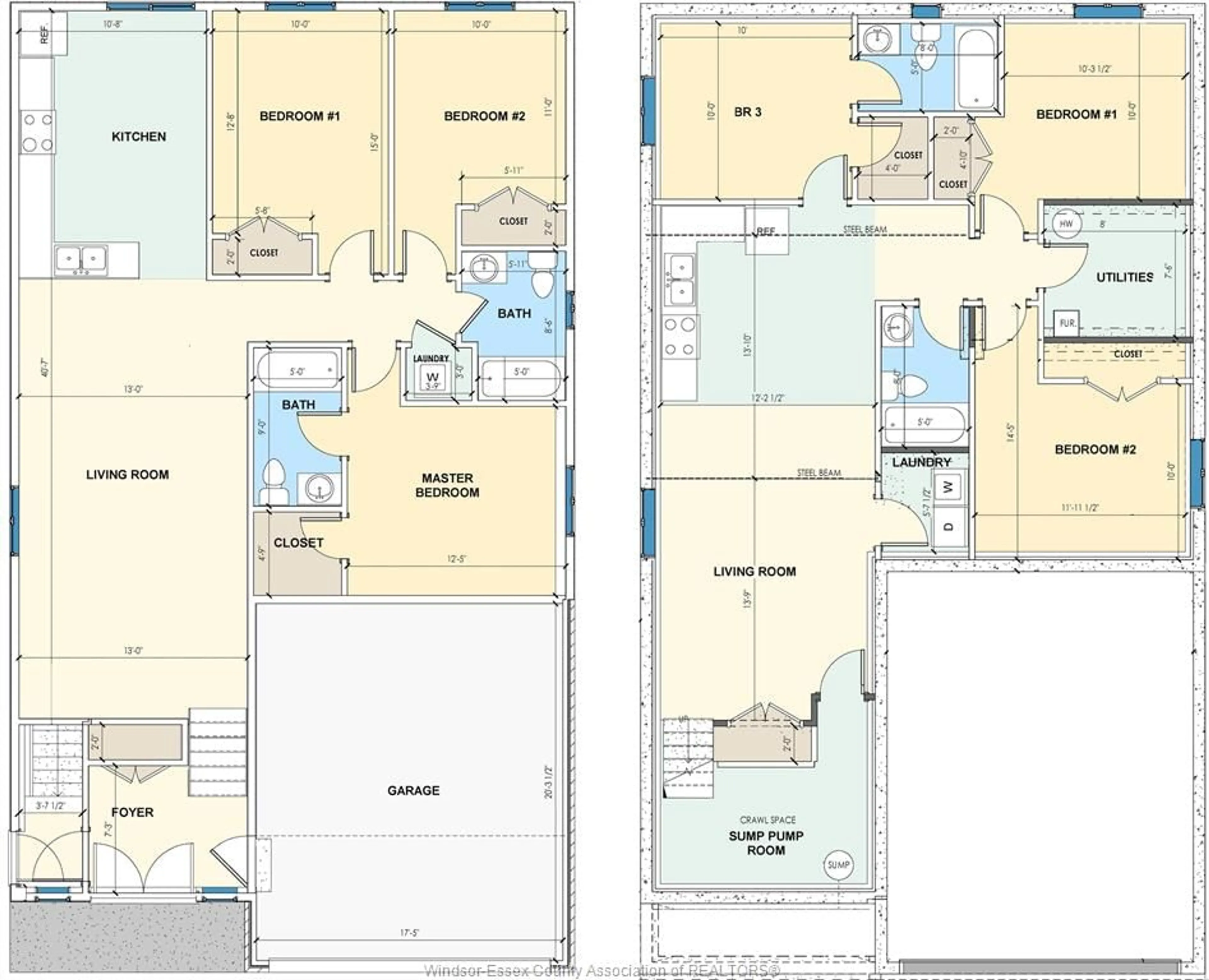 Floor plan for 1531 BLUE SPRING Dr, Windsor Ontario N8W 5L5