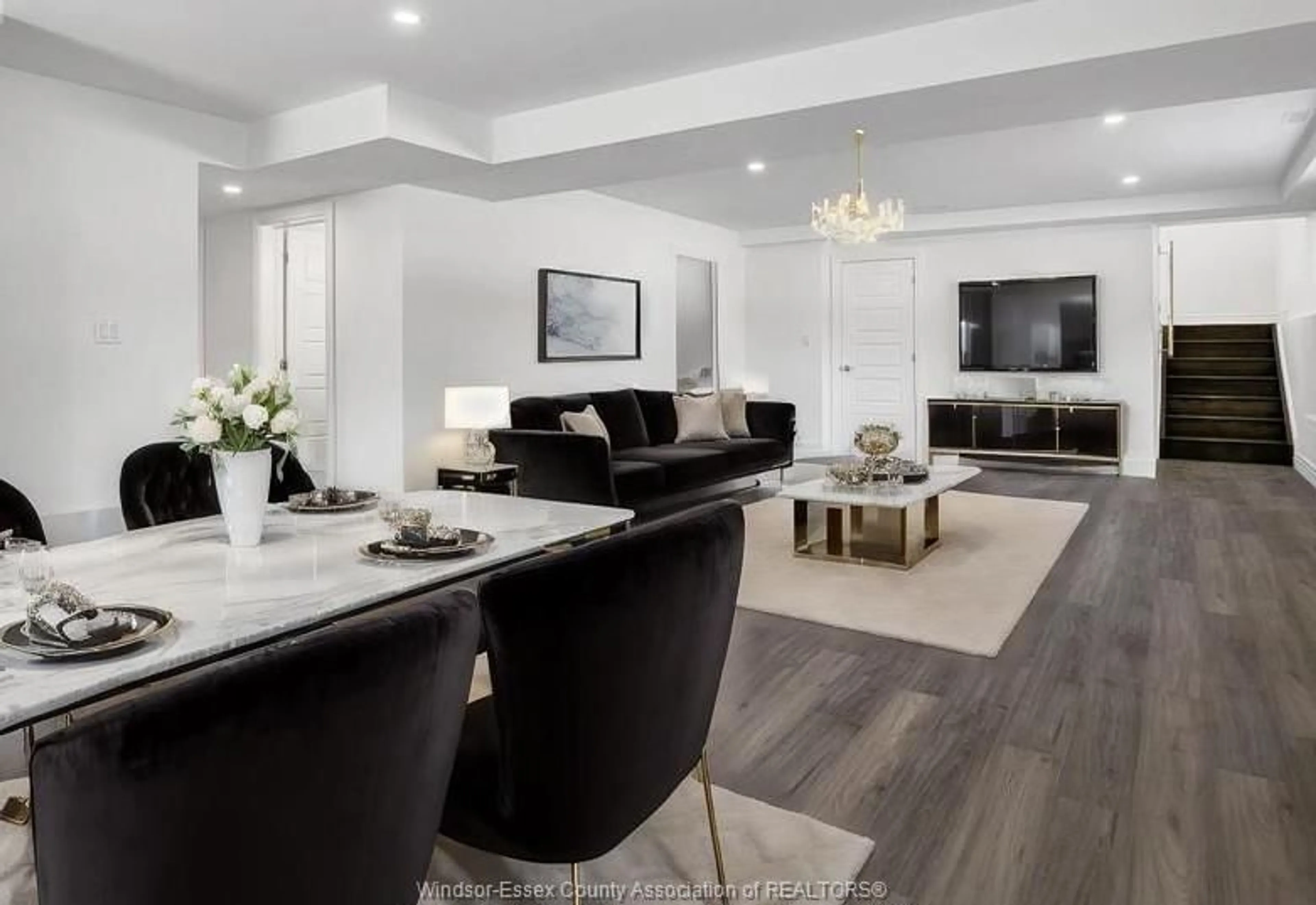 Living room with furniture, unknown for 1531 BLUE SPRING Dr, Windsor Ontario N8W 5L5