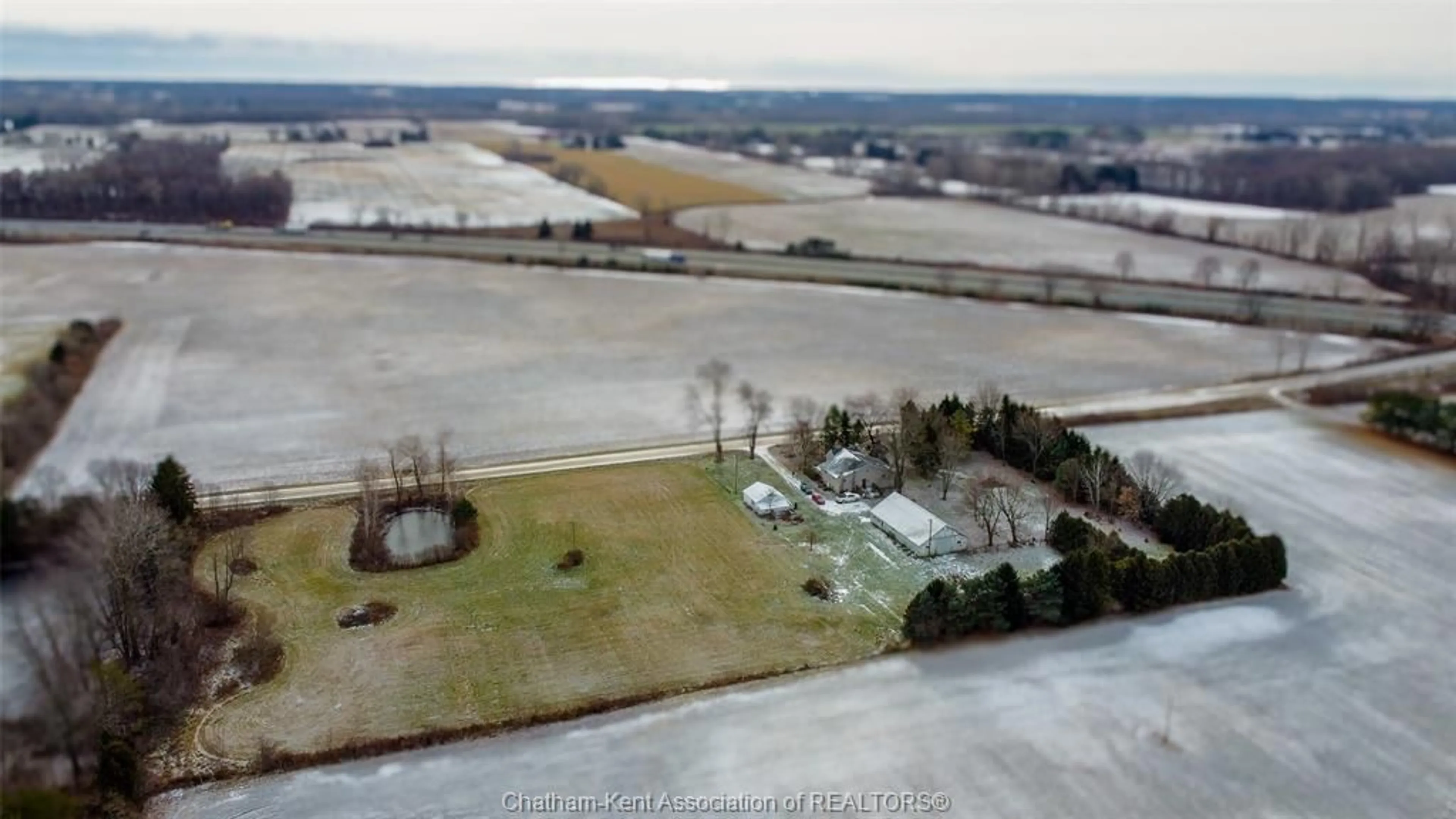 A pic from outside/outdoor area/front of a property/back of a property/a pic from drone, unknown for 23510 DOWNIE Line, West Lorne Ontario N0L 2P0