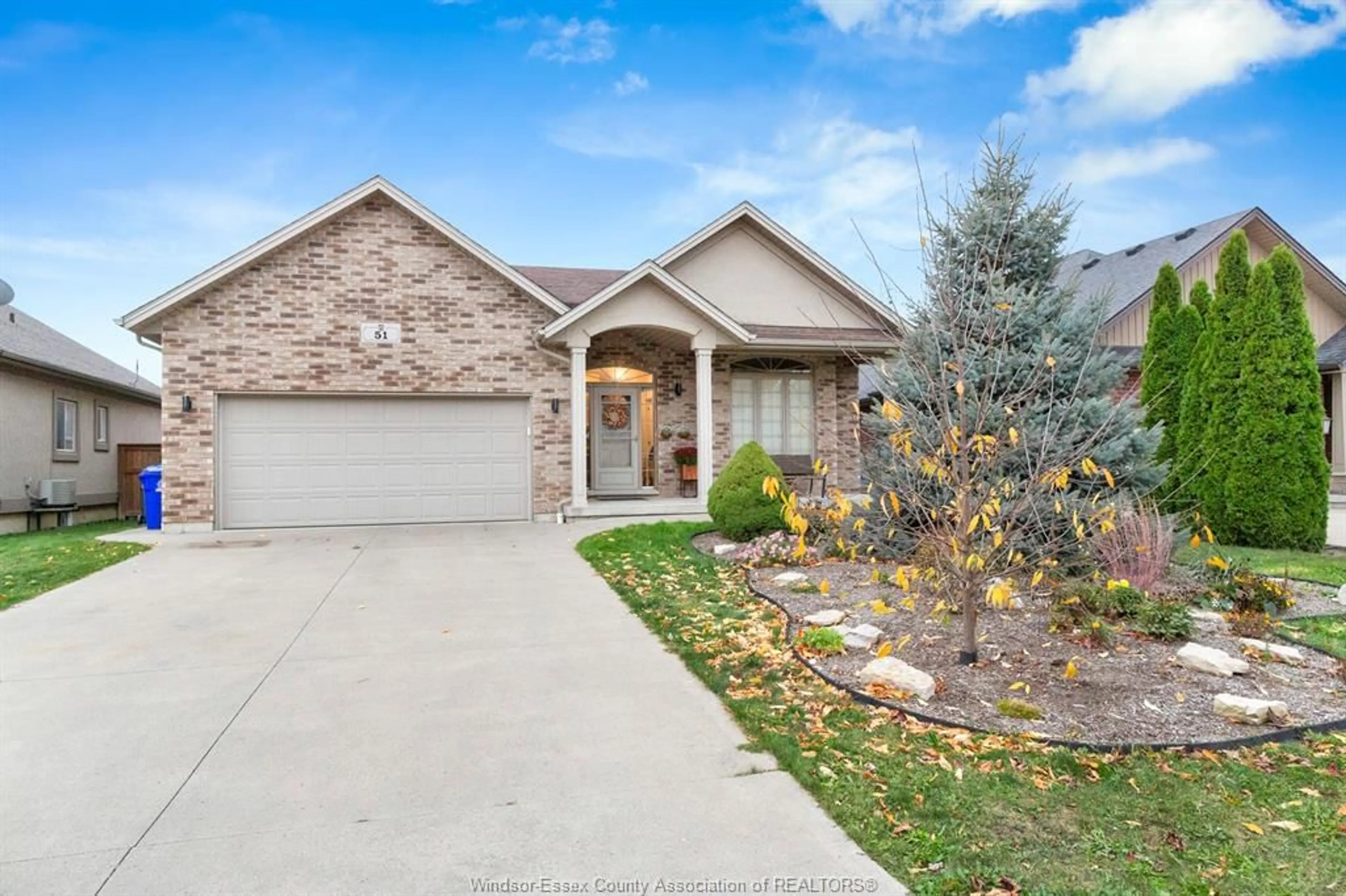 Home with brick exterior material, street for 51 HILTON Crt, Amherstburg Ontario N9V 0A8