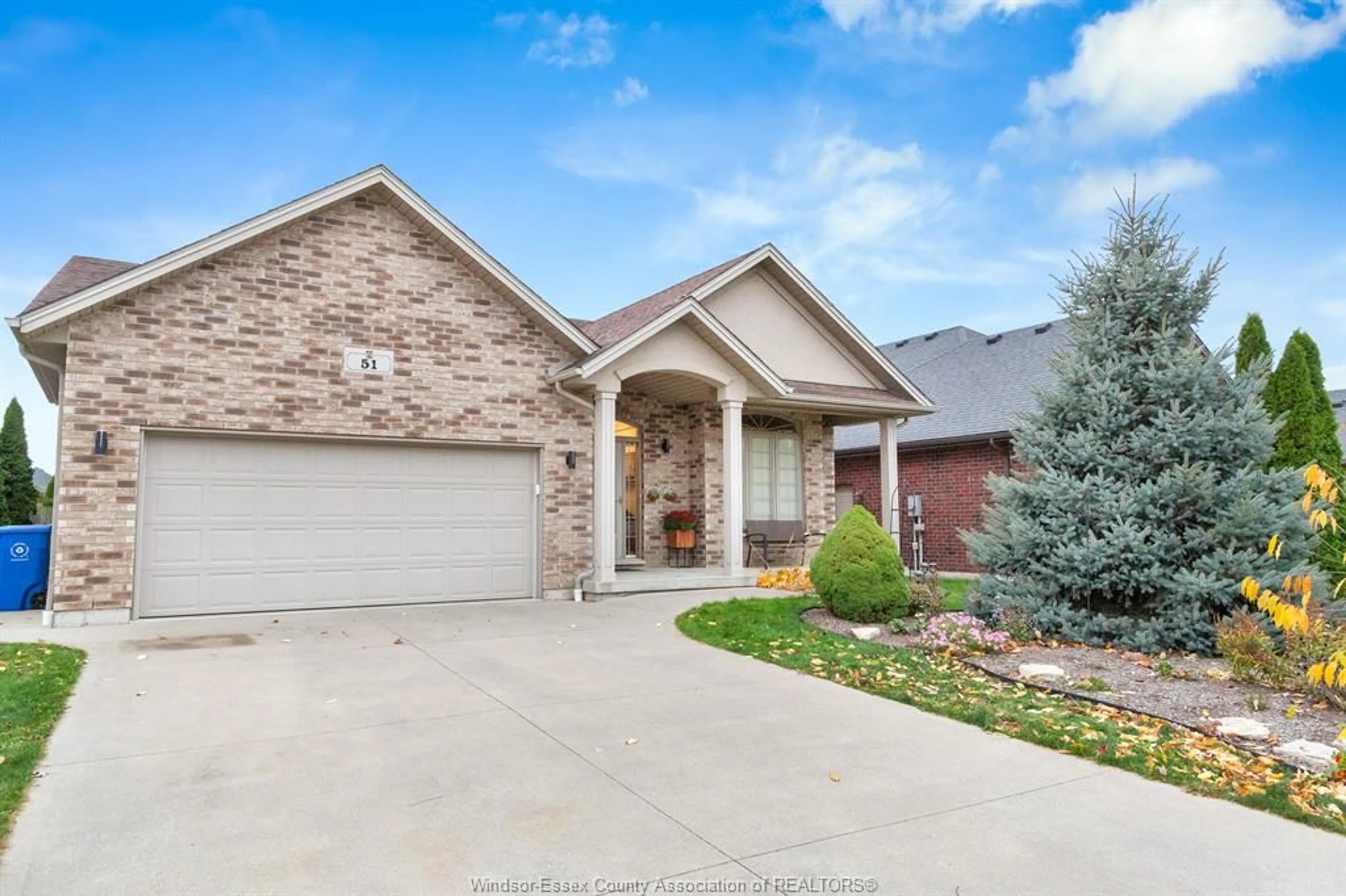 Home with brick exterior material, street for 51 HILTON Crt, Amherstburg Ontario N9V 0A8