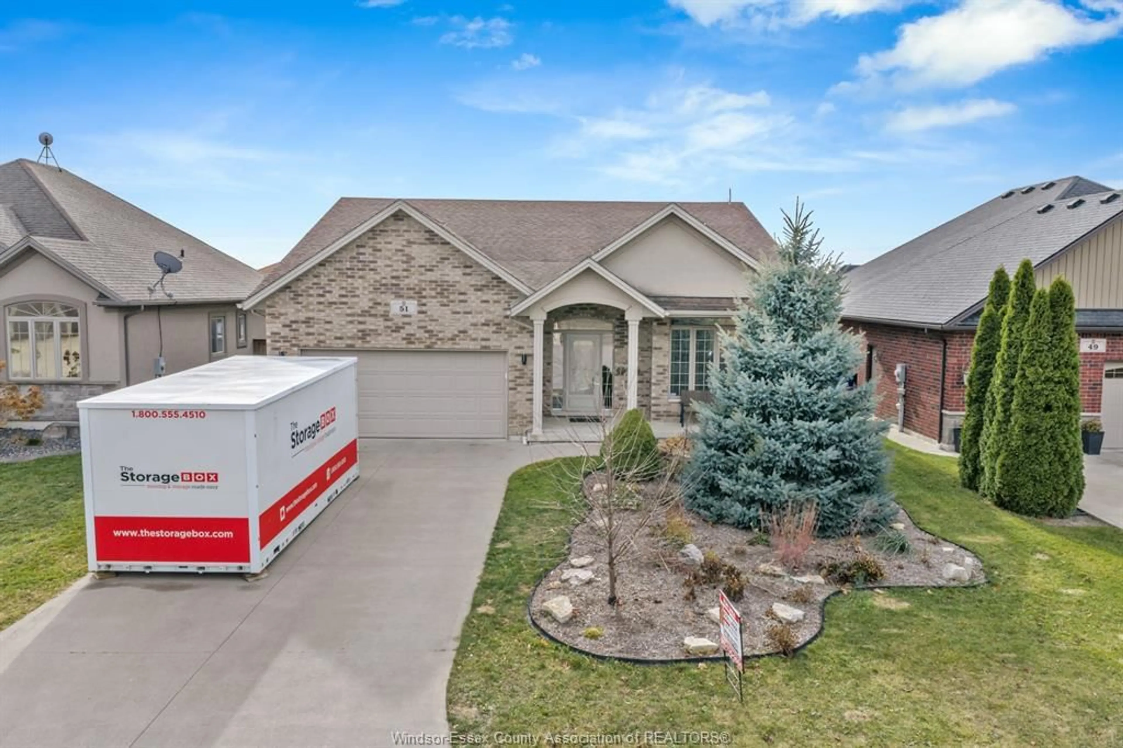 Home with brick exterior material, street for 51 HILTON Crt, Amherstburg Ontario N9V 0A8