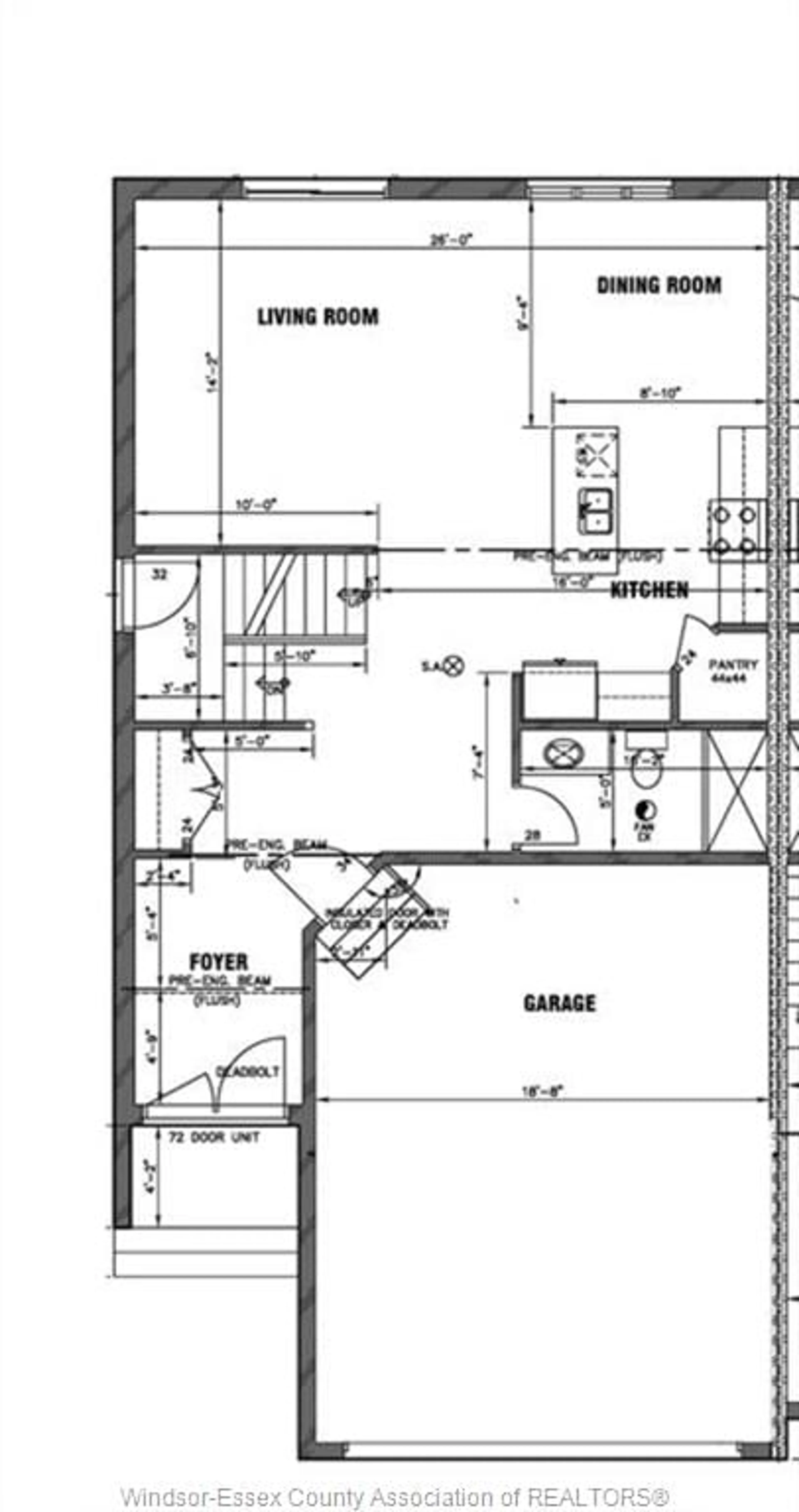Floor plan for 31 EAGLE, Leamington Ontario N8H 3V4