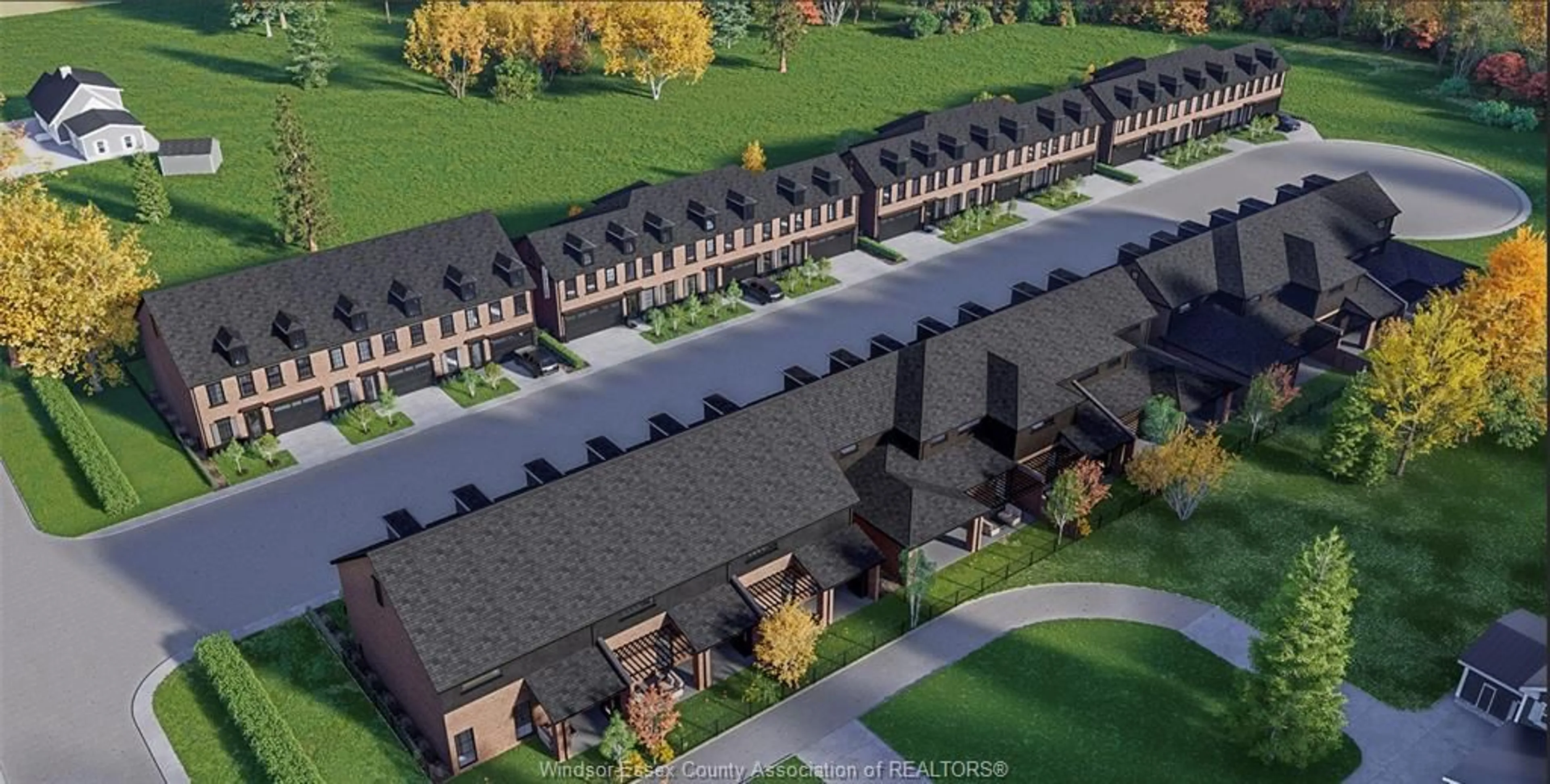 A pic from outside/outdoor area/front of a property/back of a property/a pic from drone, unknown for 1680 ORFORD Rd #16, LaSalle Ontario N9J 1X1