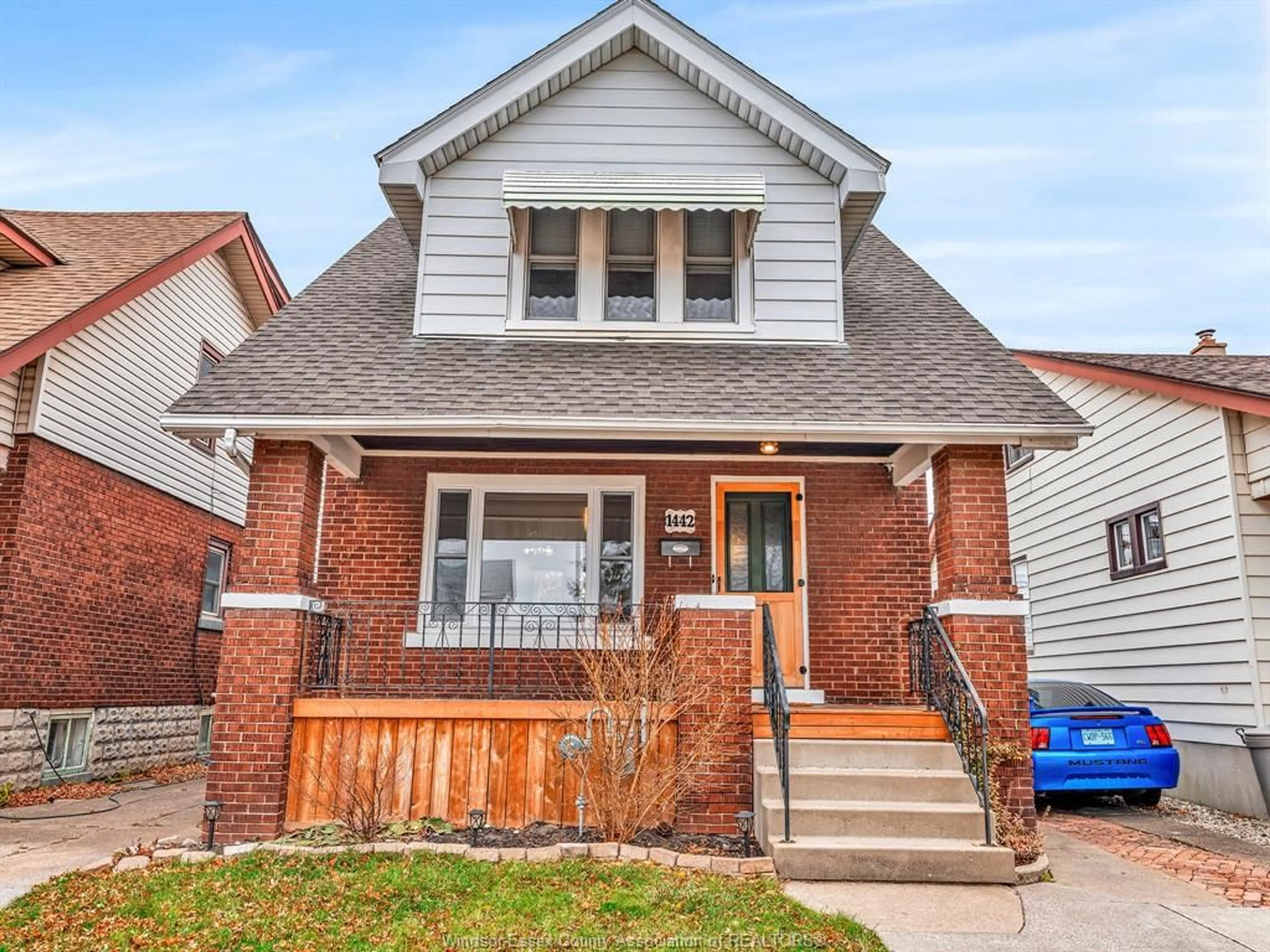 Home with brick exterior material, street for 1442 HENRY FORD CENTRE Dr, Windsor Ontario N8Y 2V1