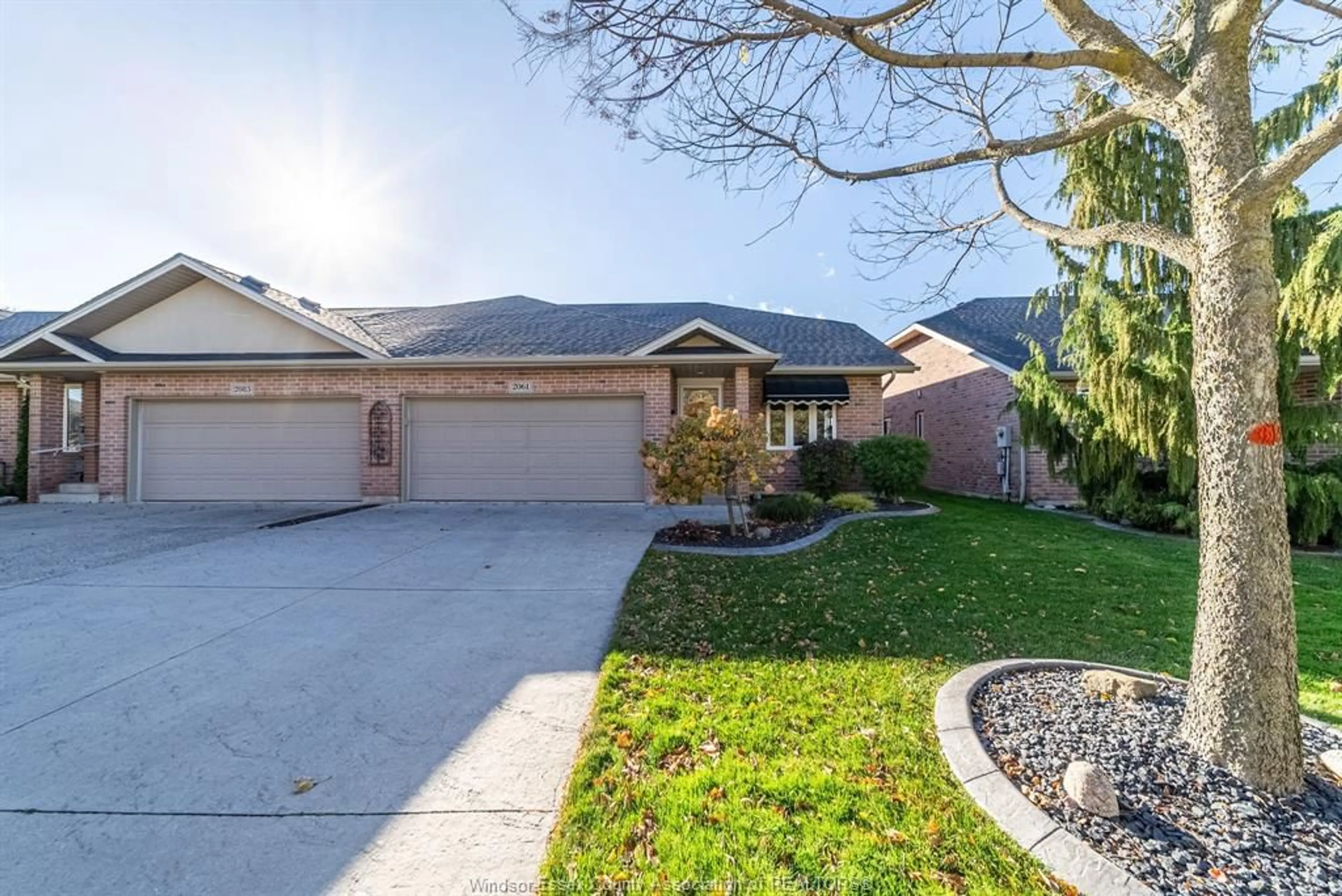 Home with brick exterior material, street for 2061 VENETIAN Ave, Windsor Ontario N8P 2A2