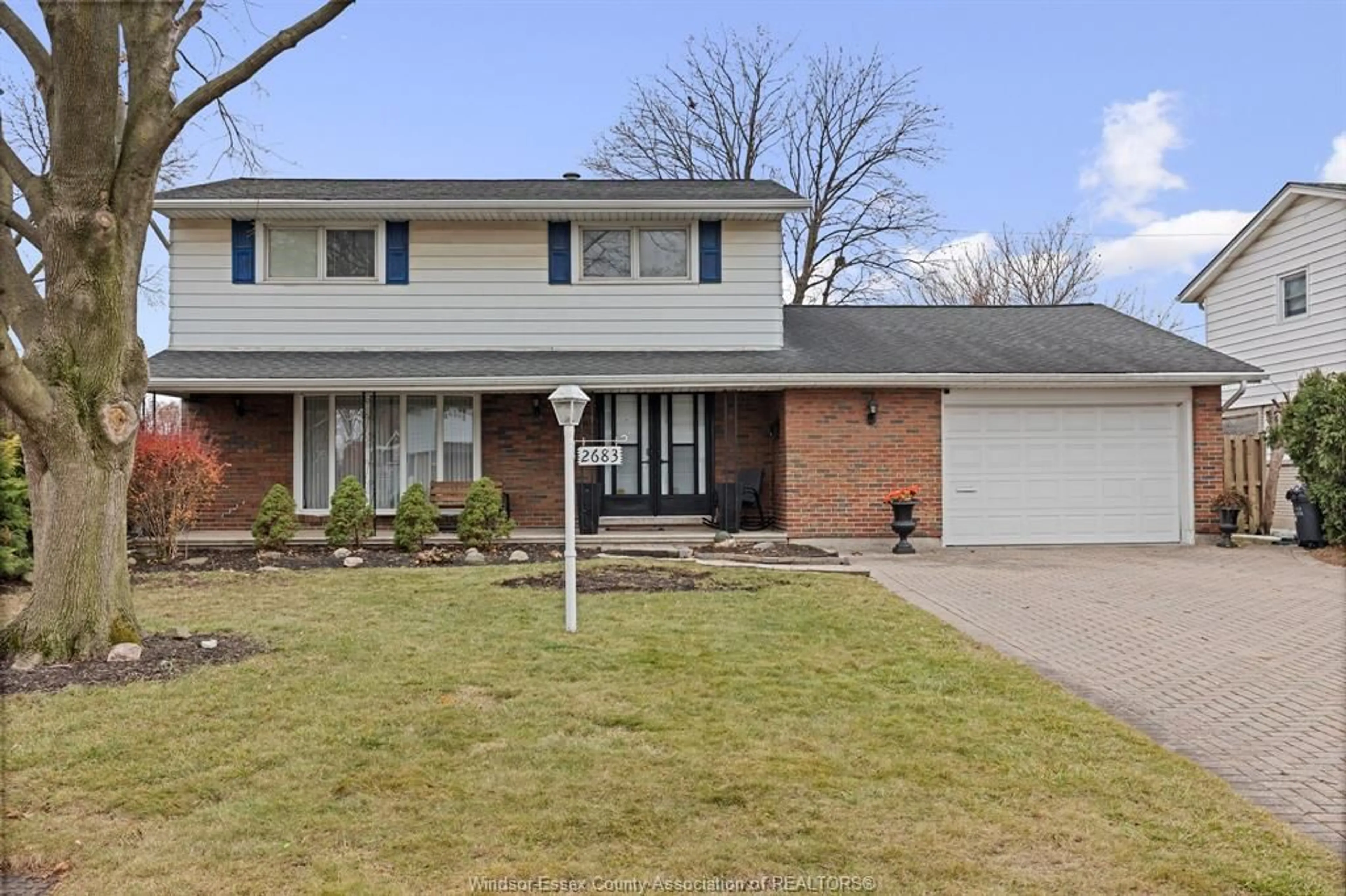 Home with brick exterior material, street for 2683 JAMAICA, Windsor Ontario N9E 2Z1