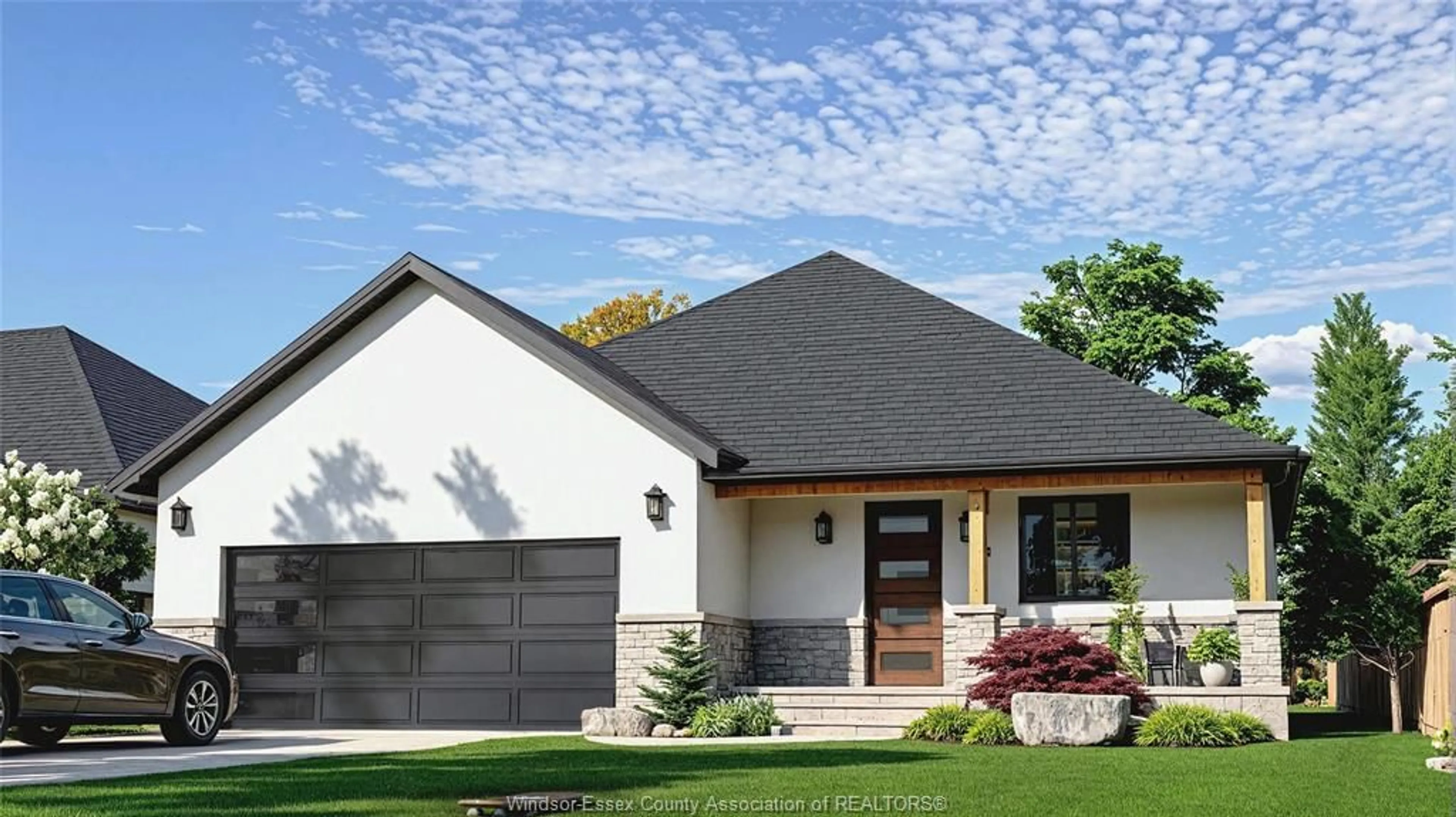 Home with brick exterior material, street for Lot 44 Colchester Heights – County Rd 50 & Amba, Harrow Ontario N0R 1G0