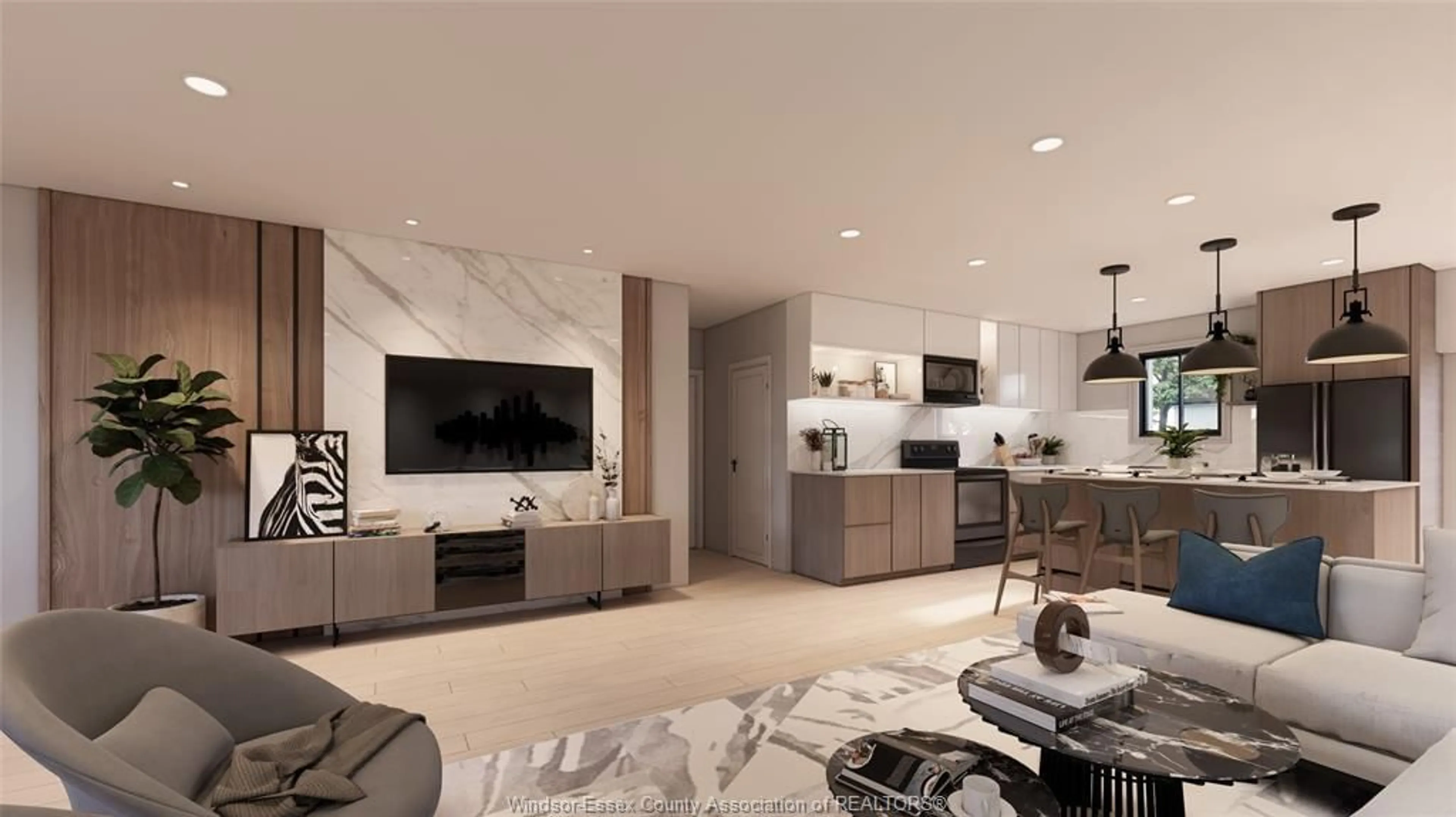 Open concept kitchen, ceramic/tile floor for Lot 44 Colchester Heights – County Rd 50 & Amba, Harrow Ontario N0R 1G0