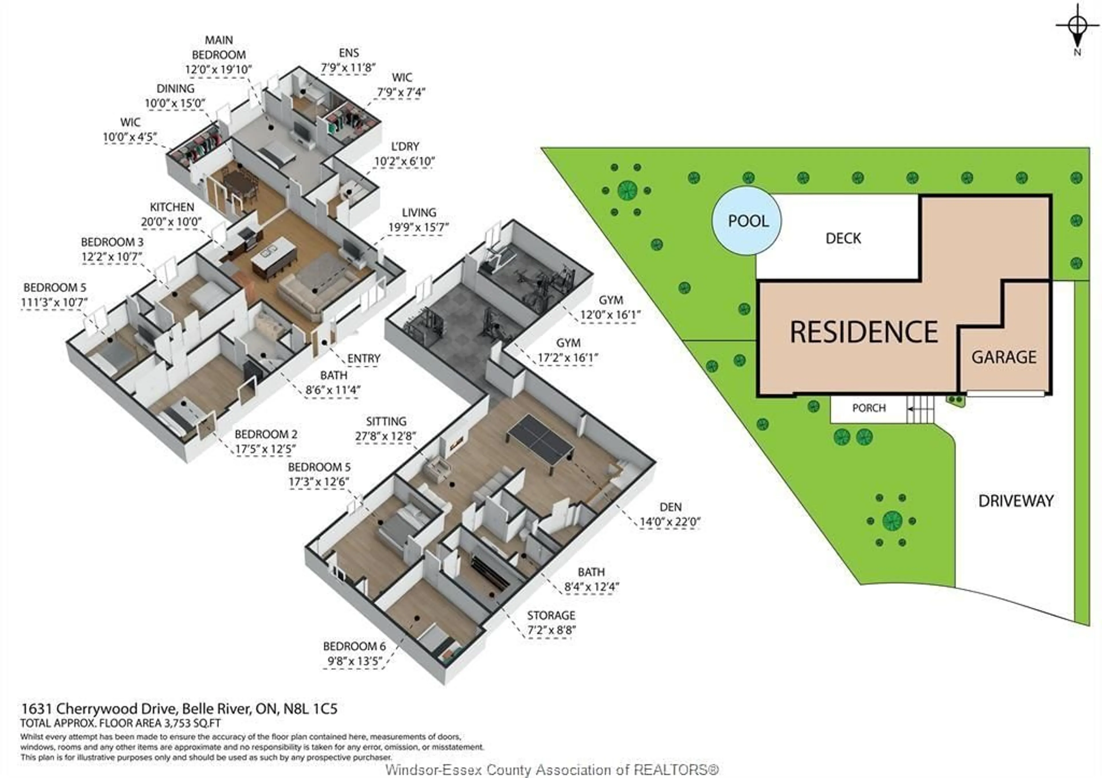 Floor plan for 1631 CHERRYWOOD Dr, Lakeshore Ontario N0R 1A0