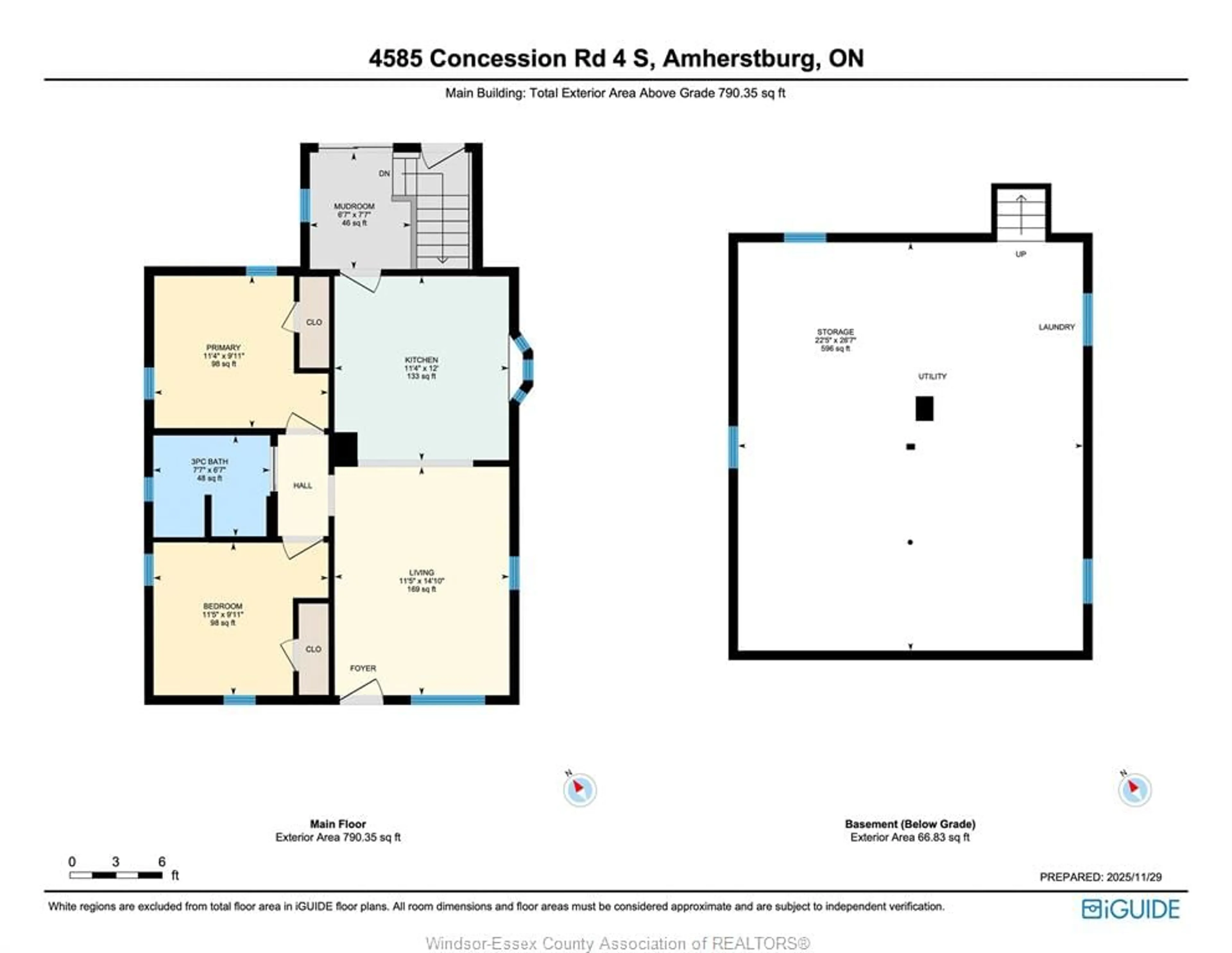 Floor plan for 4585 Concession Rd 4 S, Amherstburg Ontario N9V 2Y8