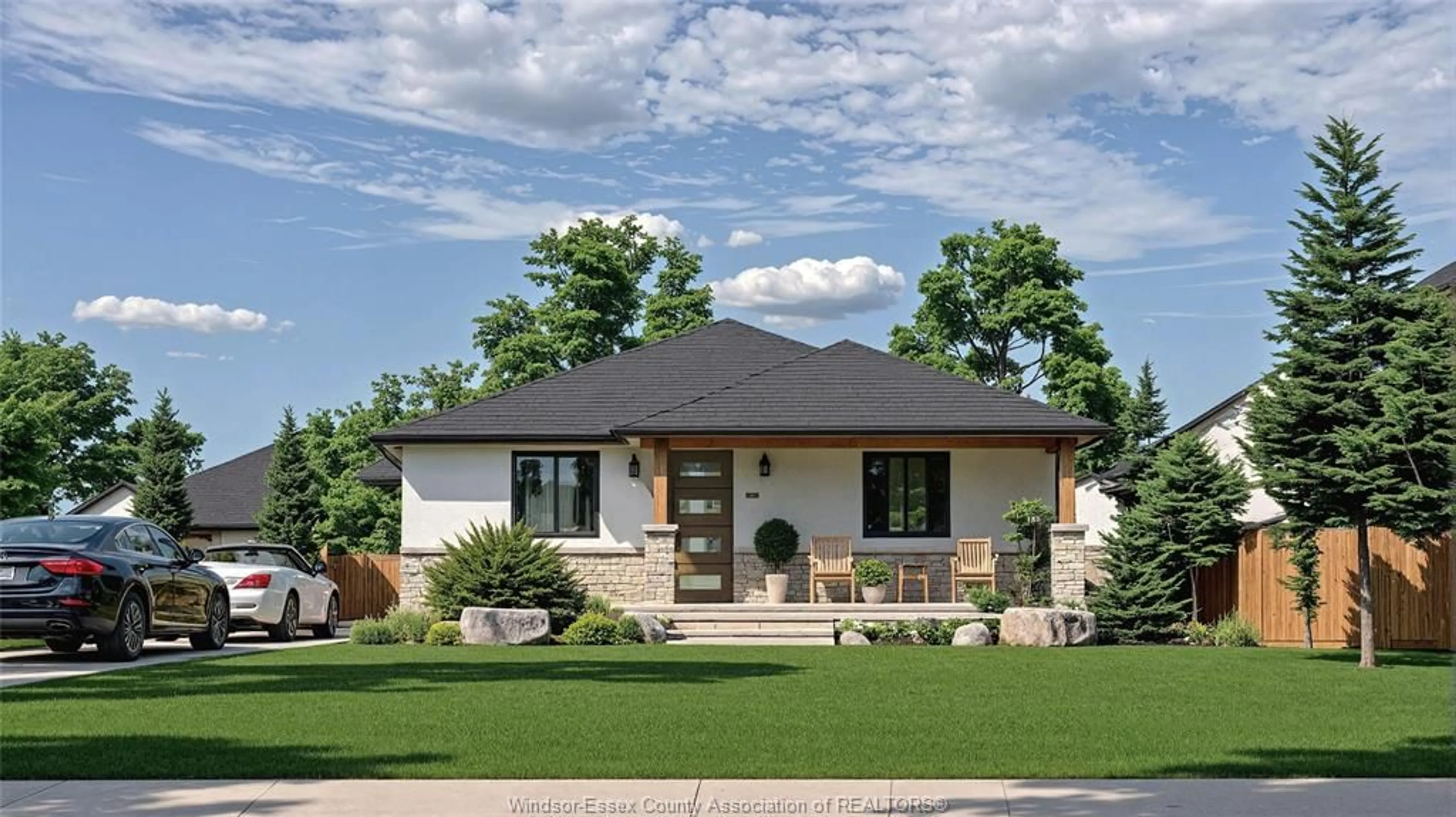 Home with brick exterior material, street for Lot 40 Colchester Heights – County Rd 50 & Amba, Essex Ontario N0R 1G0