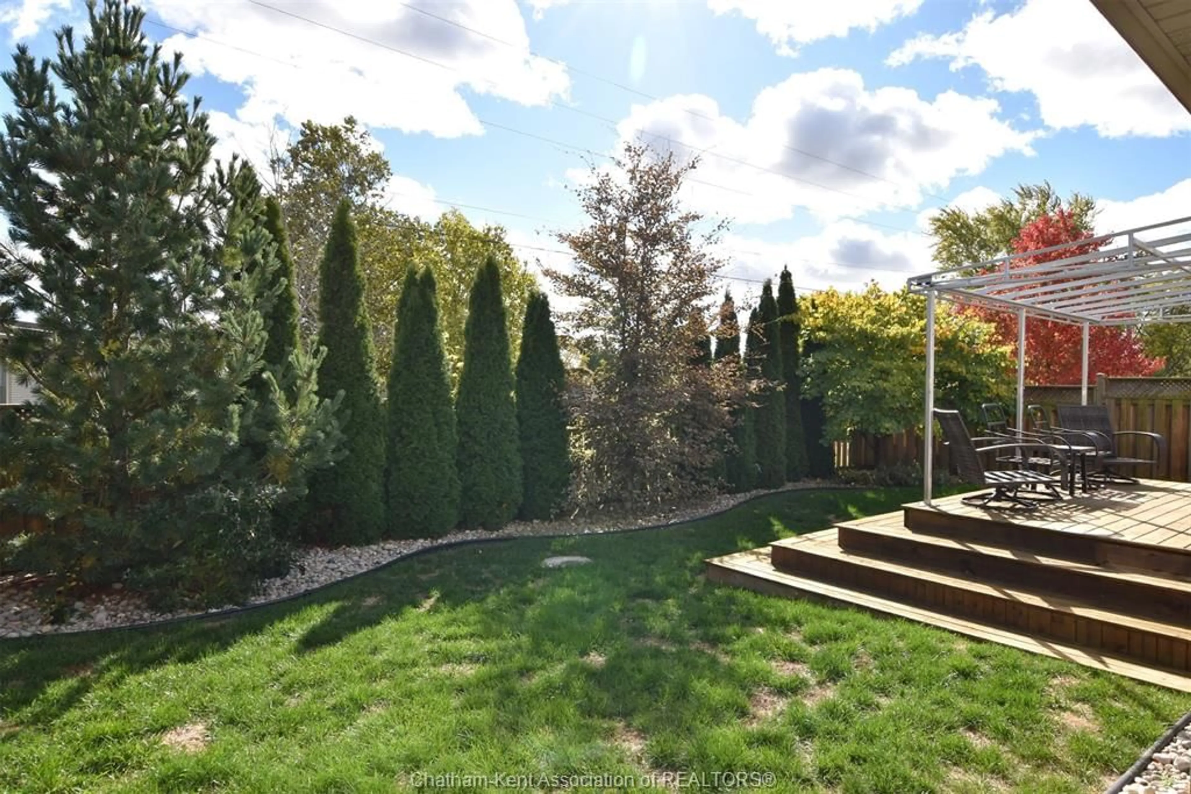 A pic from outside/outdoor area/front of a property/back of a property/a pic from drone, forest/trees view for 34 Lanz Blvd, Blenheim Ontario N0P 1A0