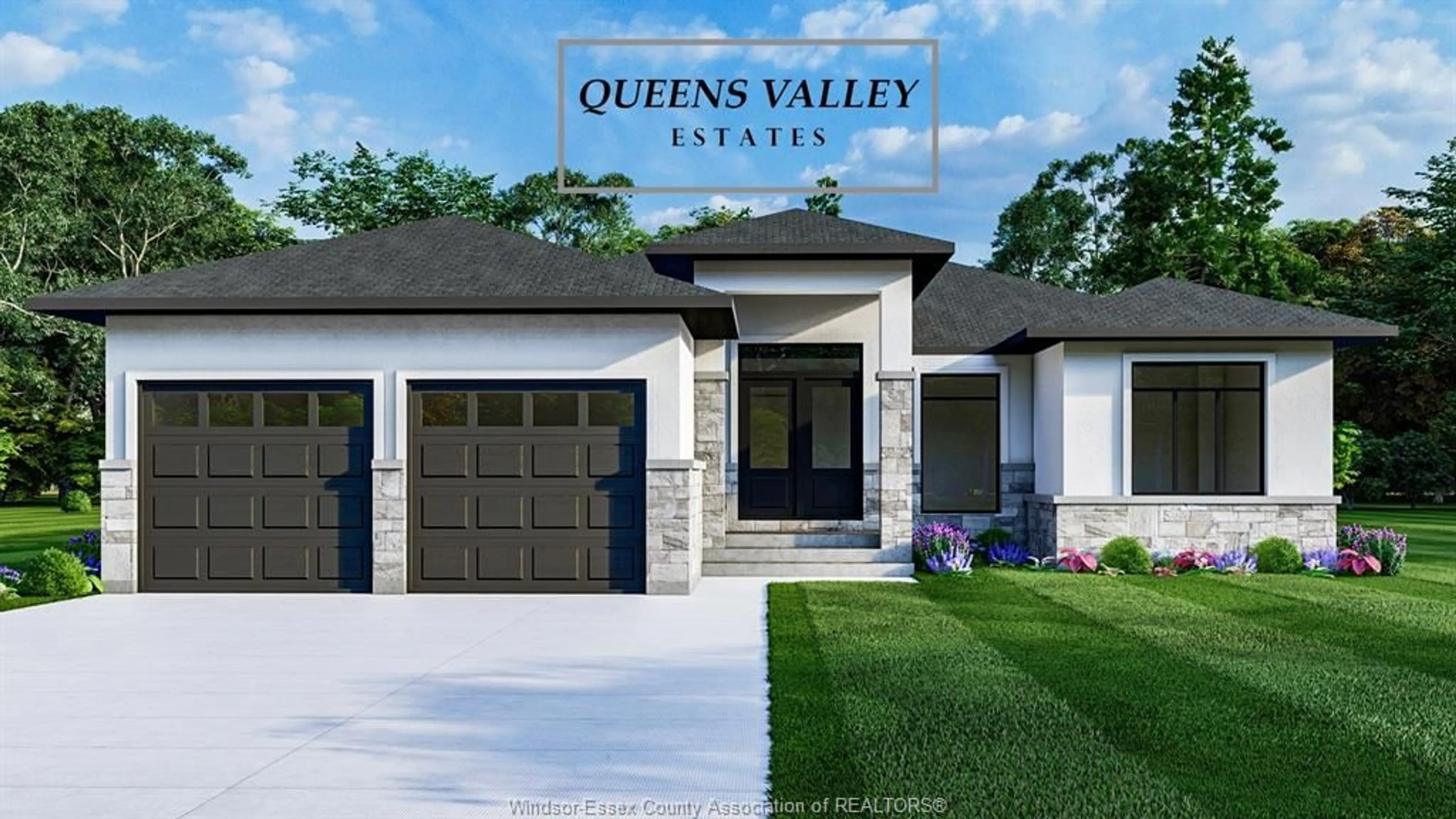 Home with vinyl exterior material, street for 1901 SANNITA Ave, Kingsville Ontario N9Y 0G8