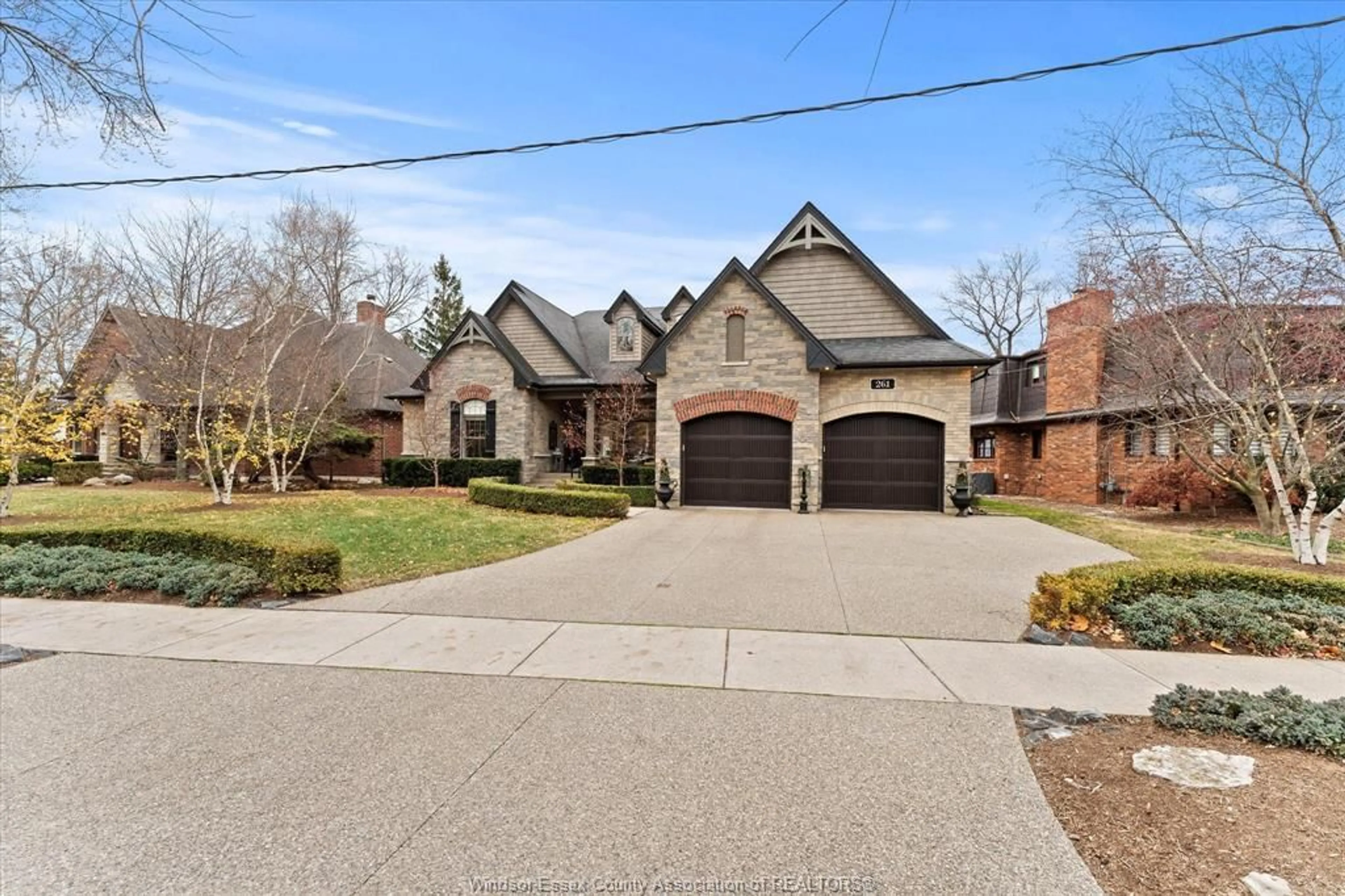 Home with brick exterior material, street for 261 CORONADO Dr, Tecumseh Ontario N8N 2E3