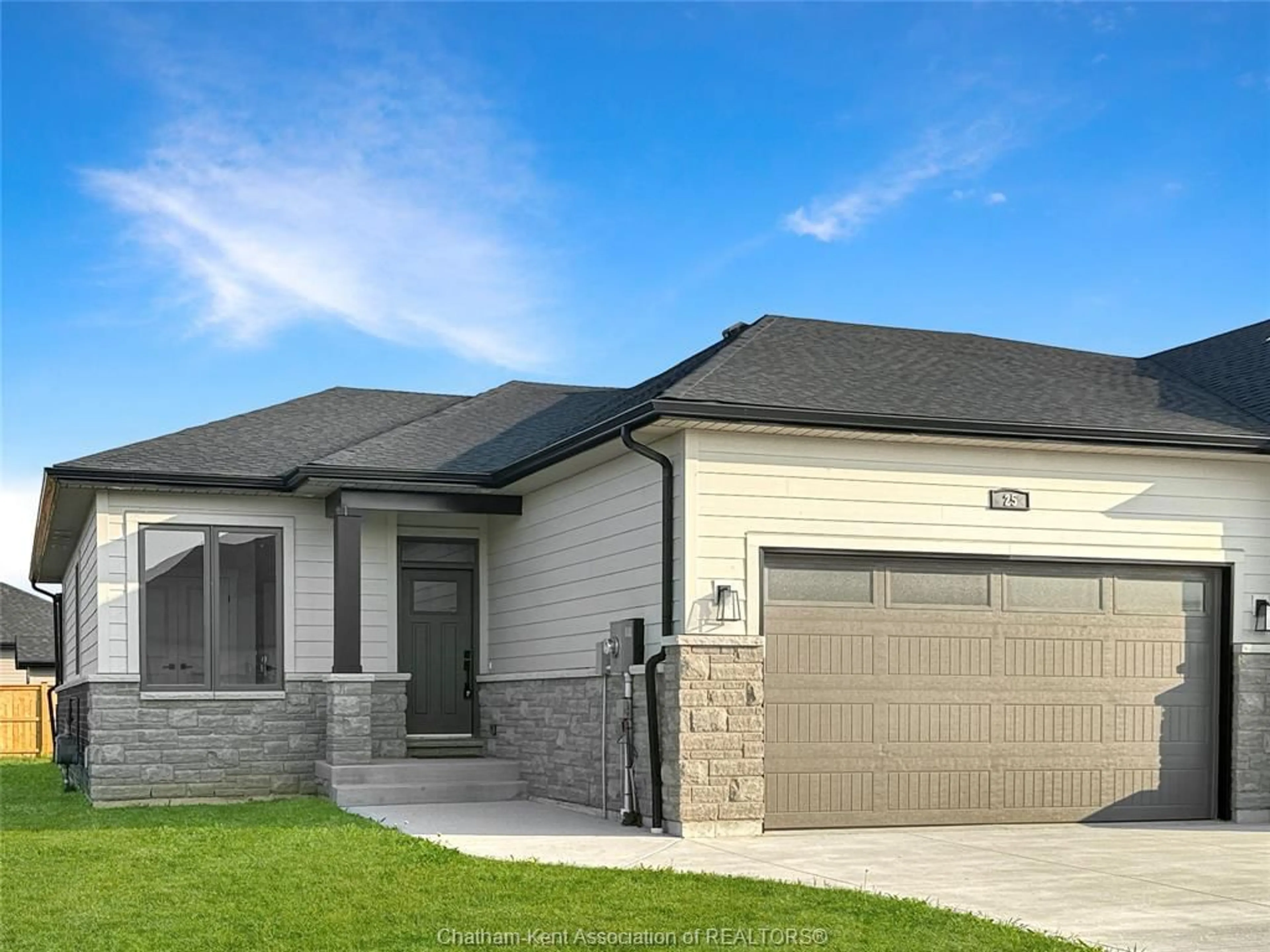 Home with brick exterior material, street for 25 Duskridge Rd, Chatham Ontario N7L 0G7