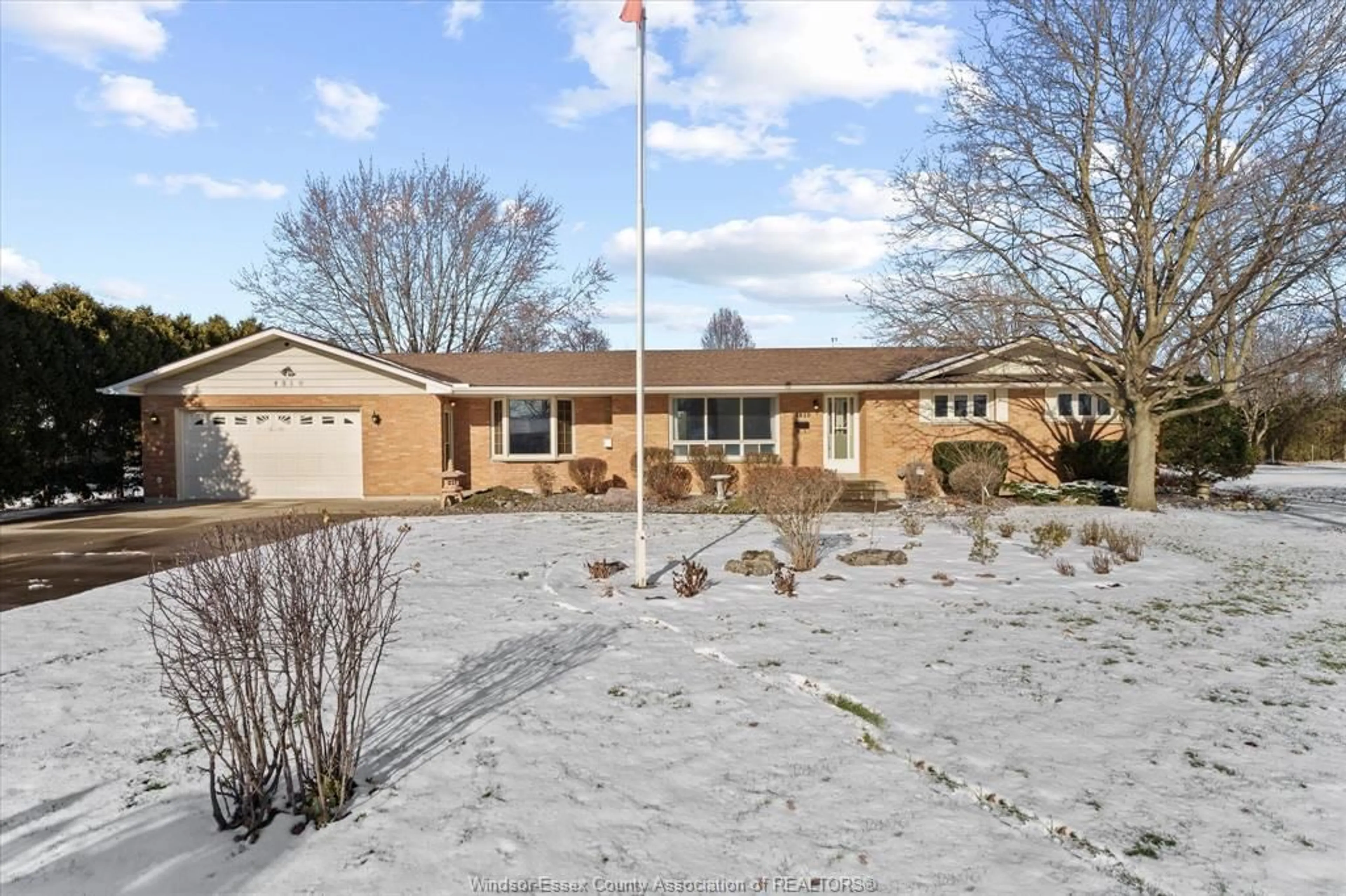 Home with brick exterior material, street for 4810 RAY Rd, Windsor Ontario N0R 1K0