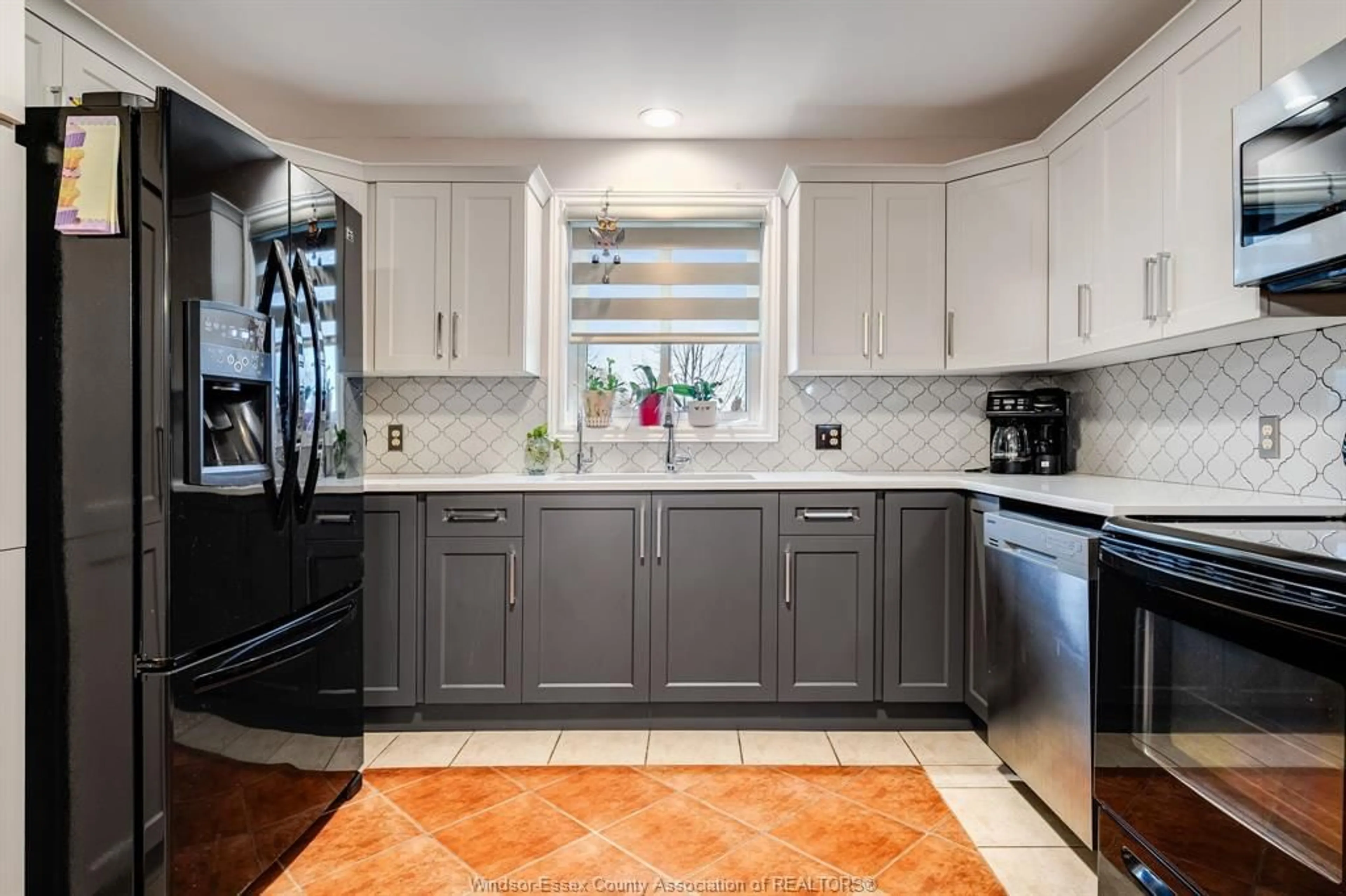 Contemporary kitchen, ceramic/tile floor for 1368 Chateau Ave, Windsor Ontario N8P 1M2