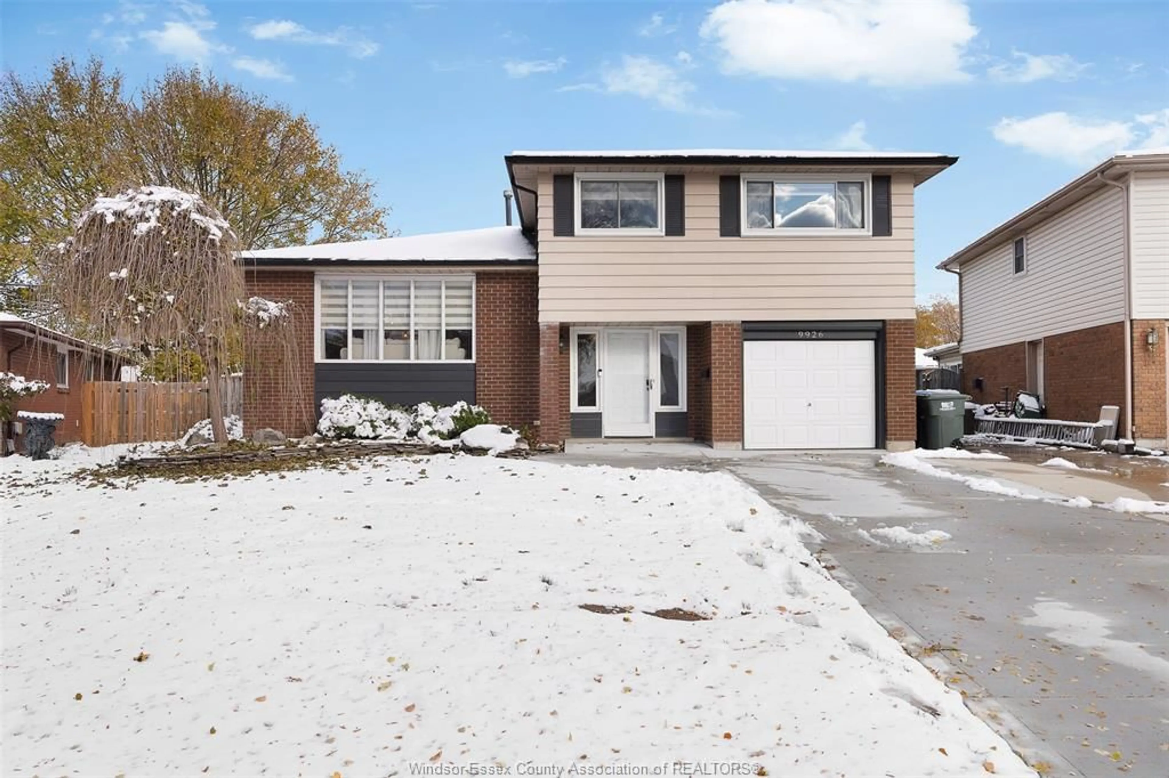 Home with brick exterior material, street for 9926 ASGARD, Windsor Ontario N8R 1E2