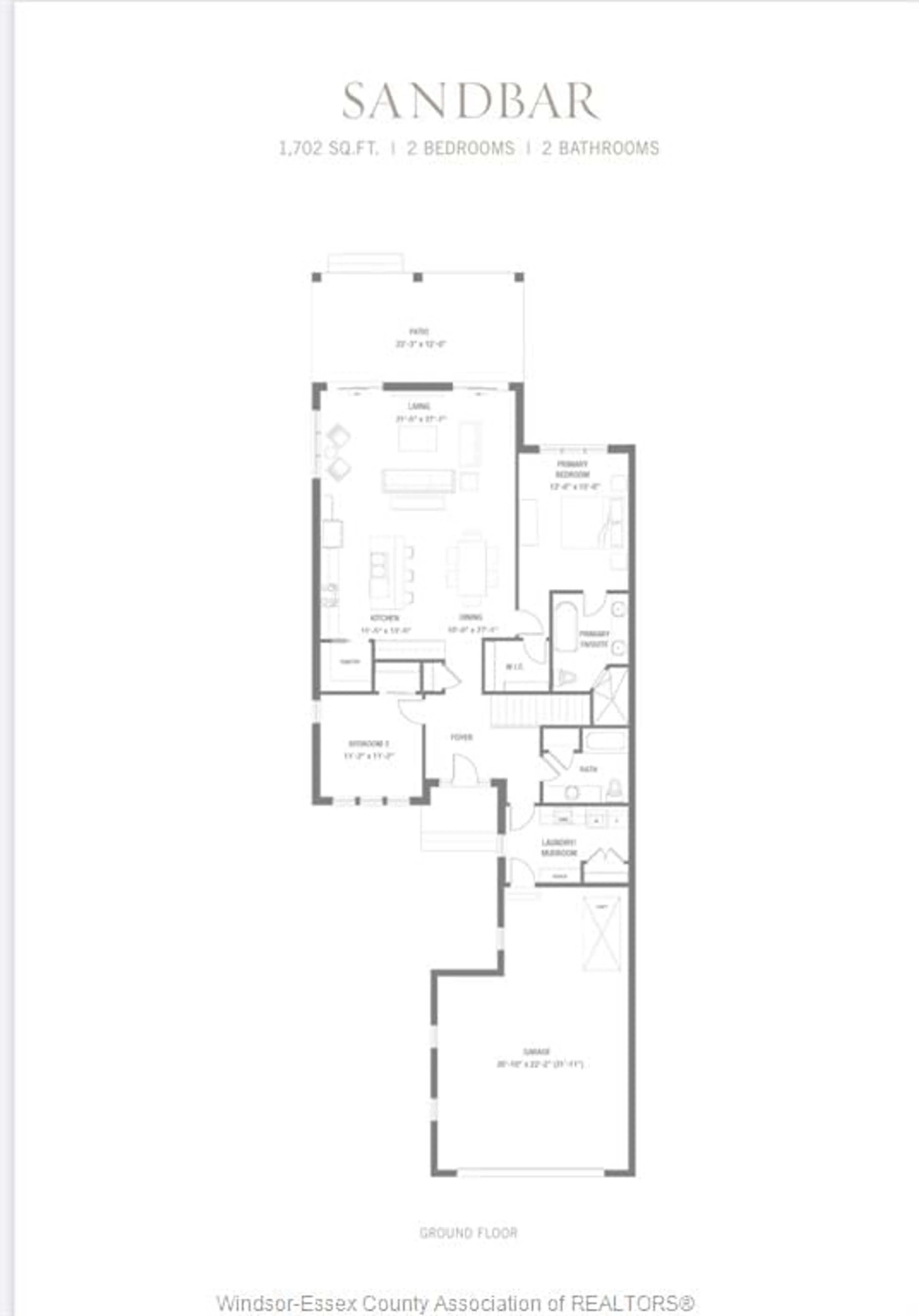 Floor plan for 35 SANDCASTLE, Amherstburg Ontario N9V 0J2