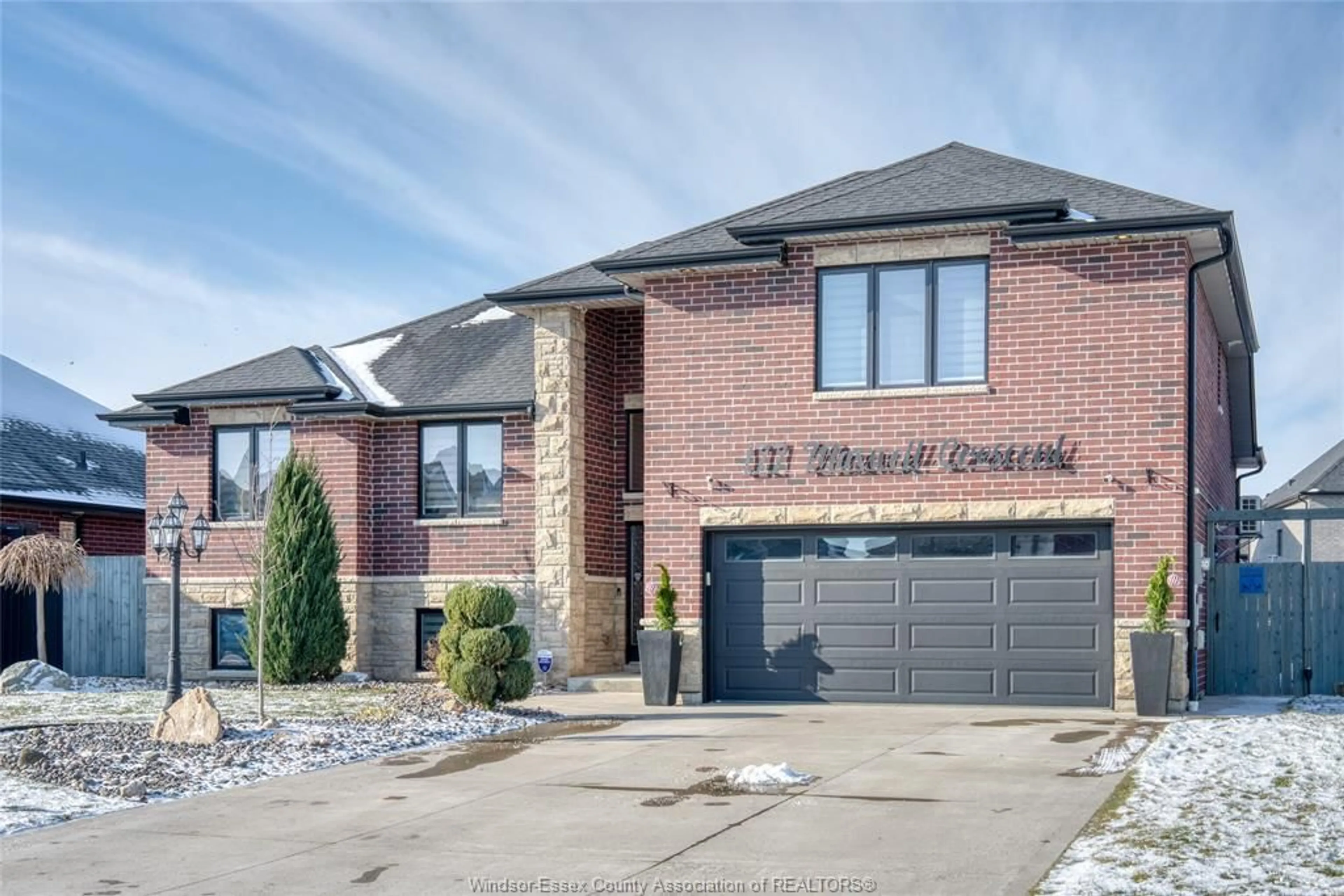 Home with brick exterior material, street for 177 MAXWELL Cres, Lakeshore Ontario N8L 0T1