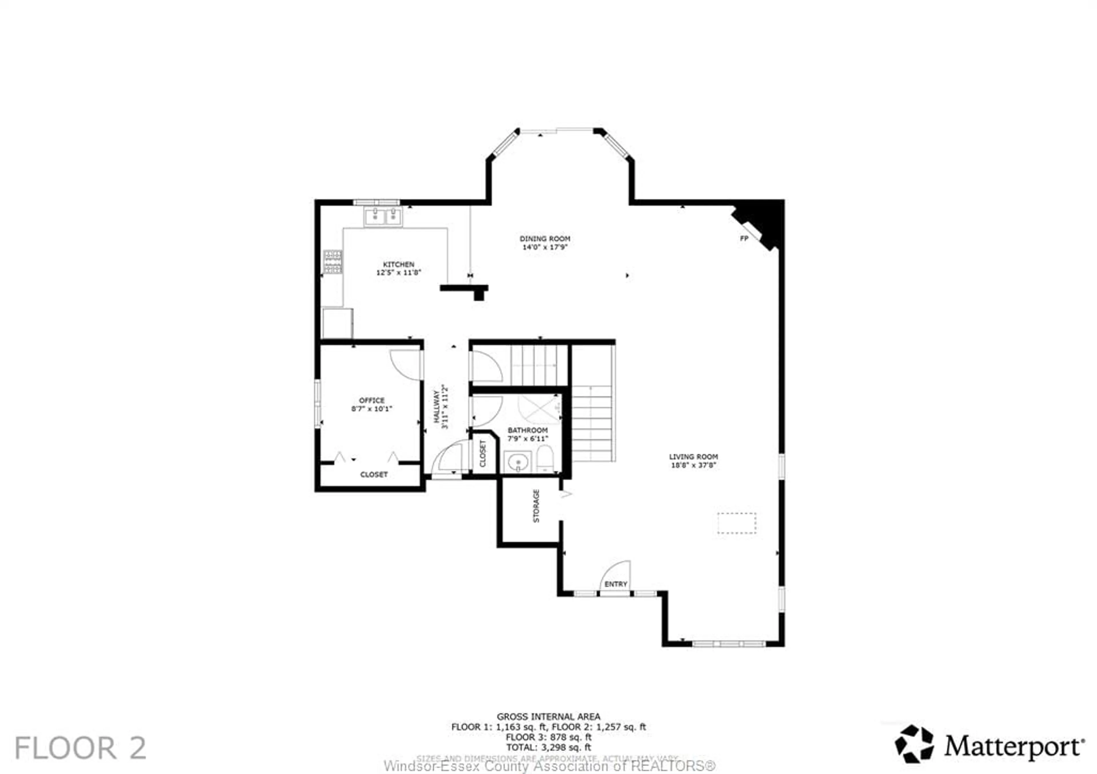 Floor plan for 469 John Harvey Crescent, Windsor Ontario N9E 4R3
