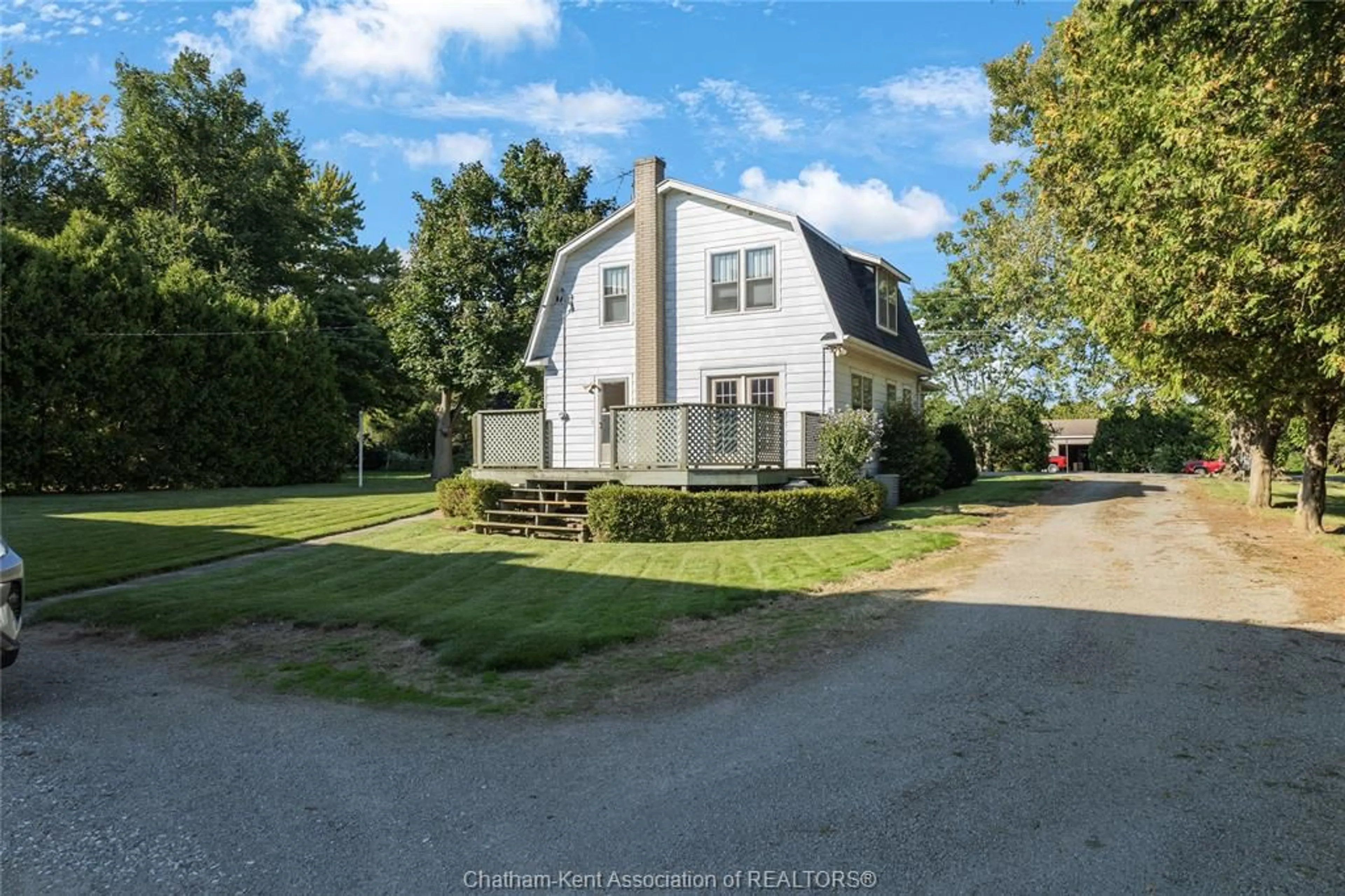 A pic from outside/outdoor area/front of a property/back of a property/a pic from drone, street for 18784 Erieau Rd, Blenheim Ontario N0P 1A0