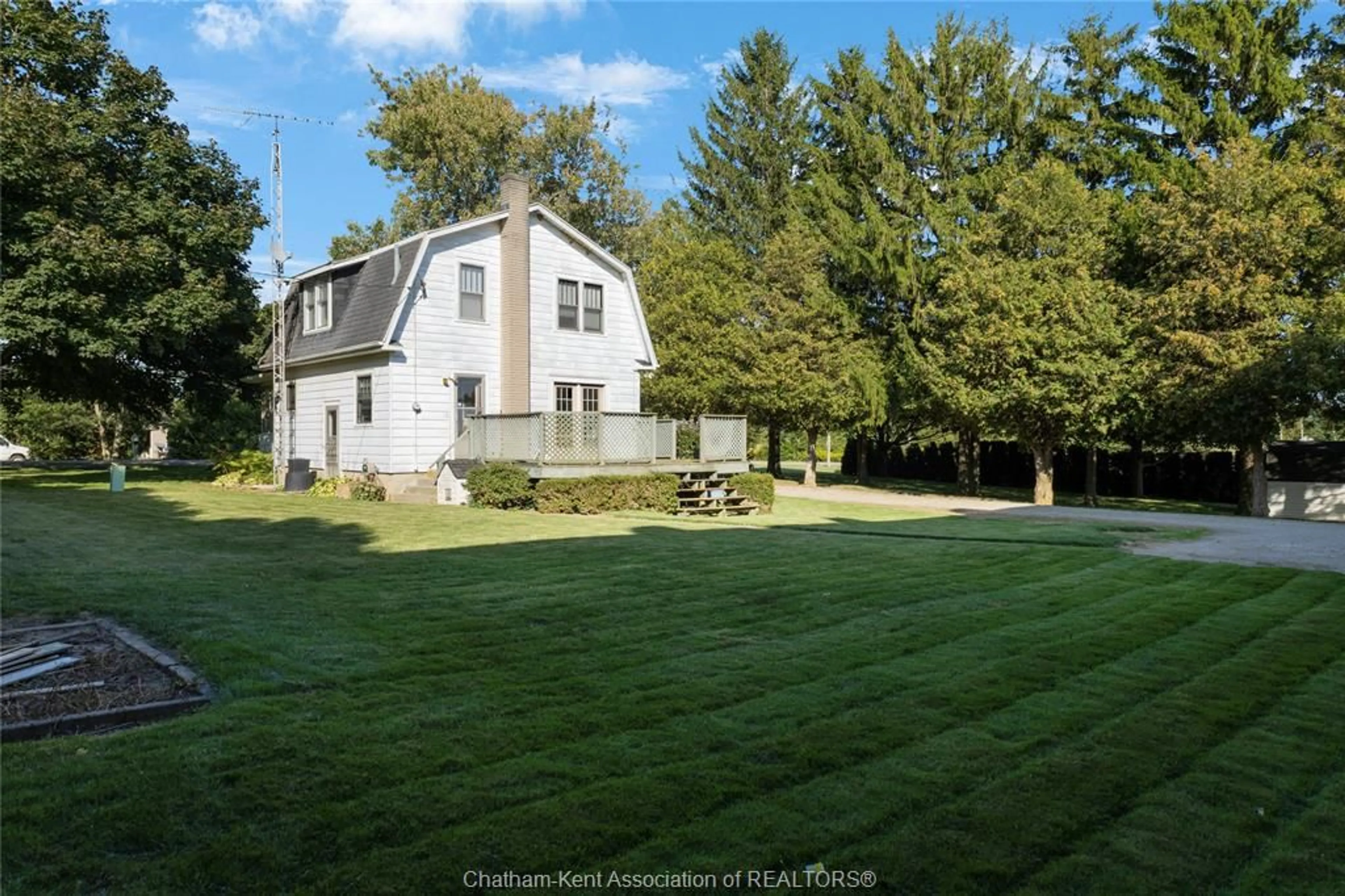 A pic from outside/outdoor area/front of a property/back of a property/a pic from drone, street for 18784 Erieau Rd, Blenheim Ontario N0P 1A0