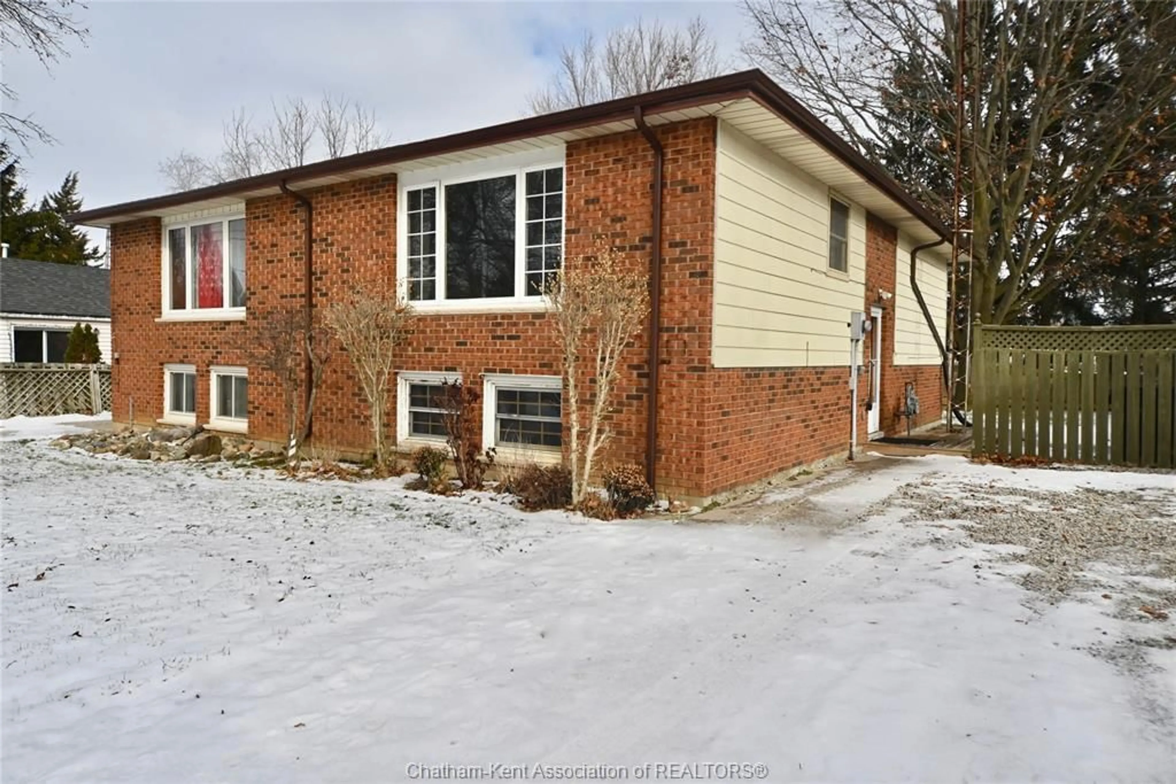 Home with brick exterior material, street for 65 ERIE St #A, Ridgetown Ontario N0P 2C0