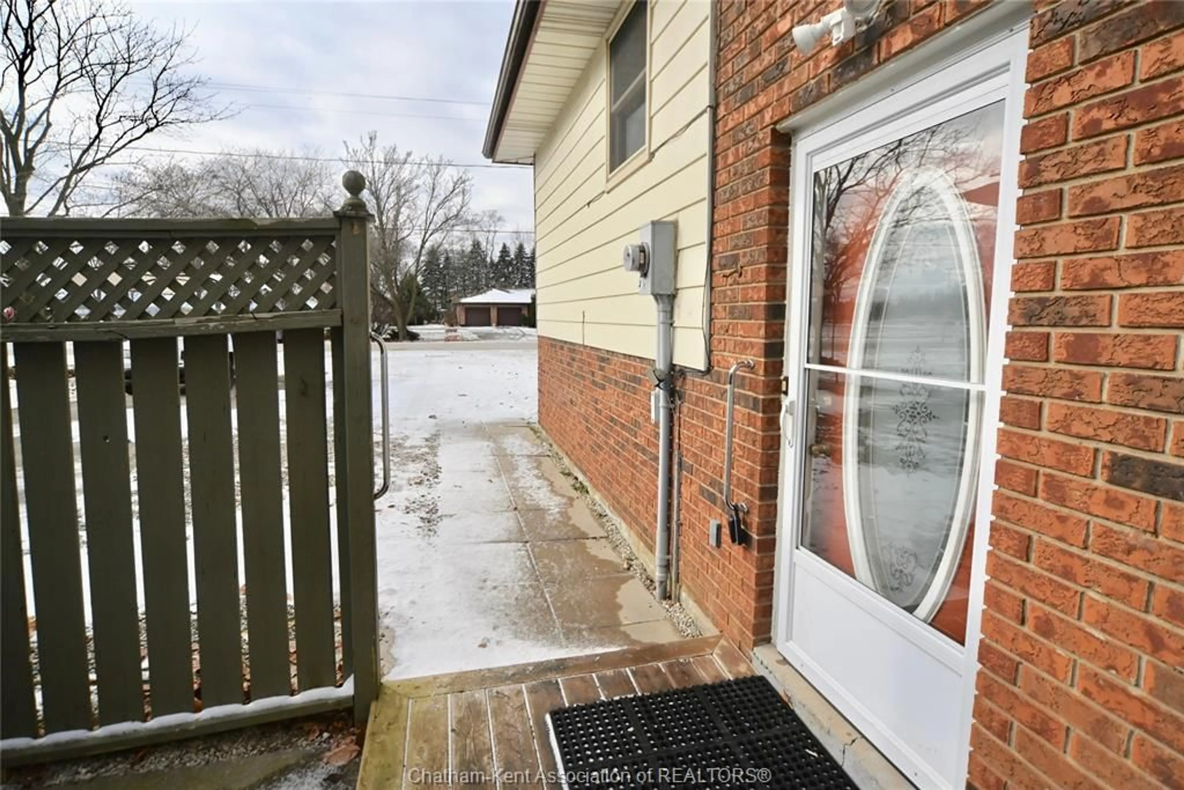 A pic from outside/outdoor area/front of a property/back of a property/a pic from drone, street for 65 ERIE St #A, Ridgetown Ontario N0P 2C0