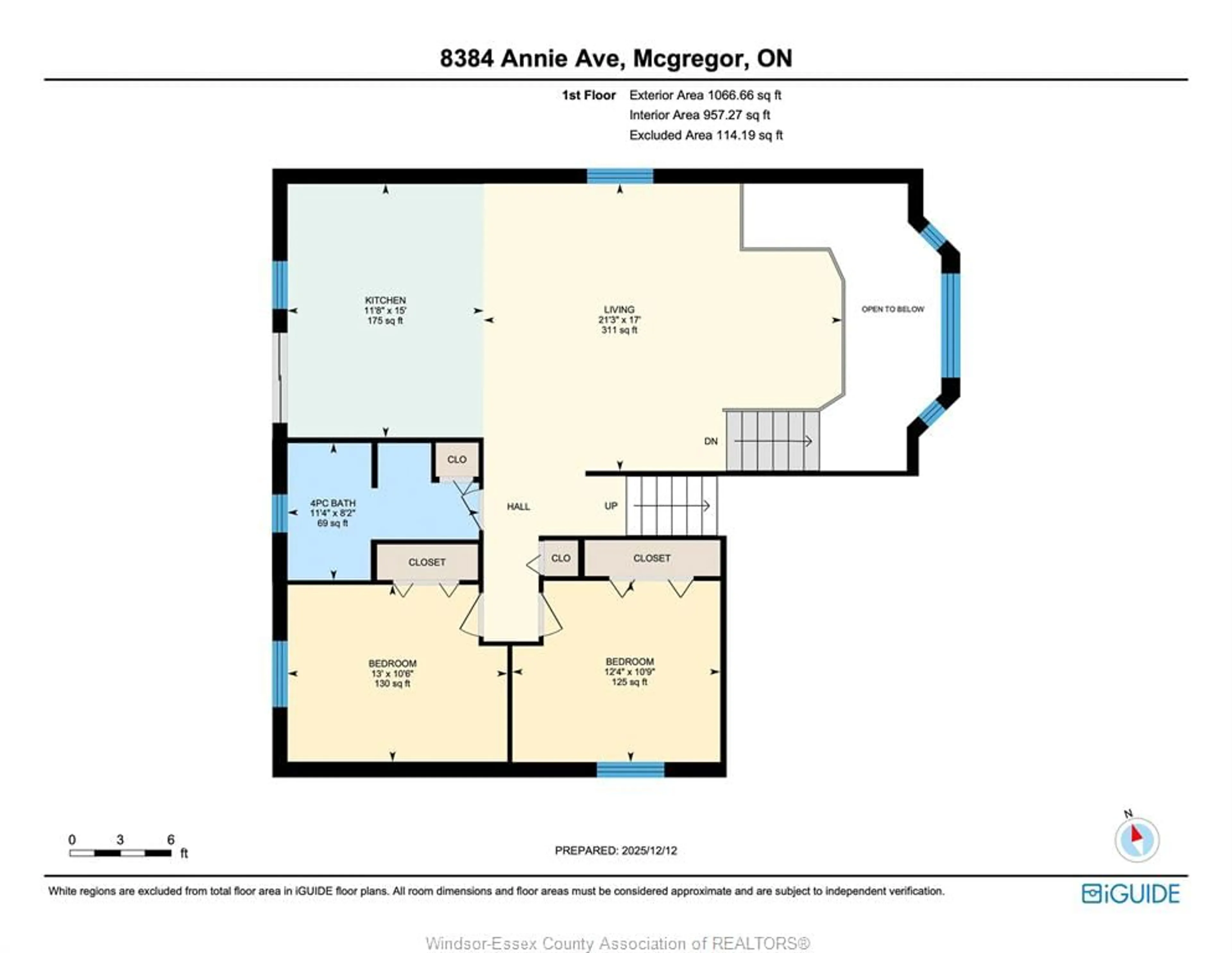 Floor plan for 8384 Annie, Amherstburg Ontario N0R 1J0