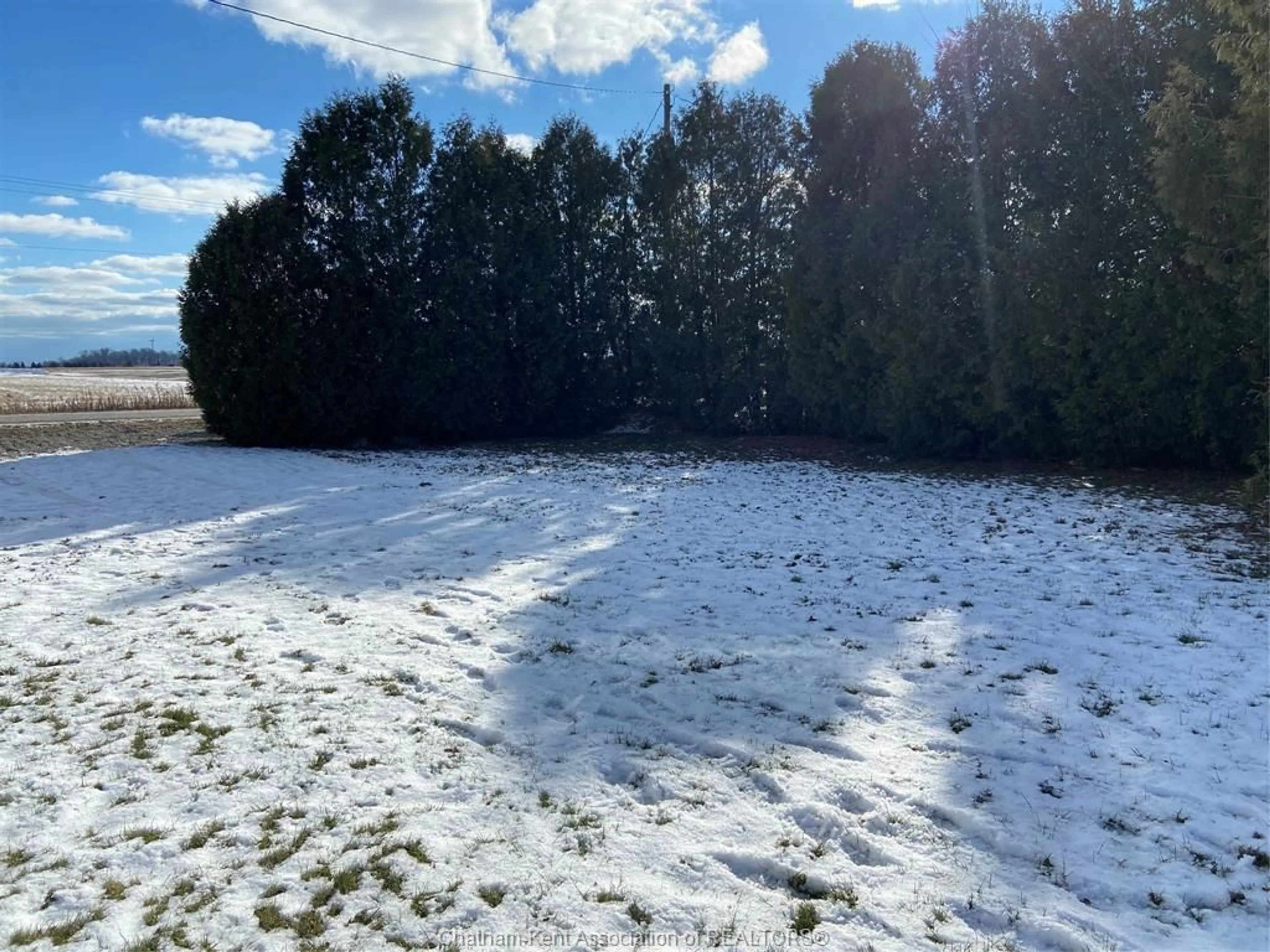 A pic from outside/outdoor area/front of a property/back of a property/a pic from drone, forest/trees view for 4433 Glenwood Line, Port Alma Ontario N0P 1W0