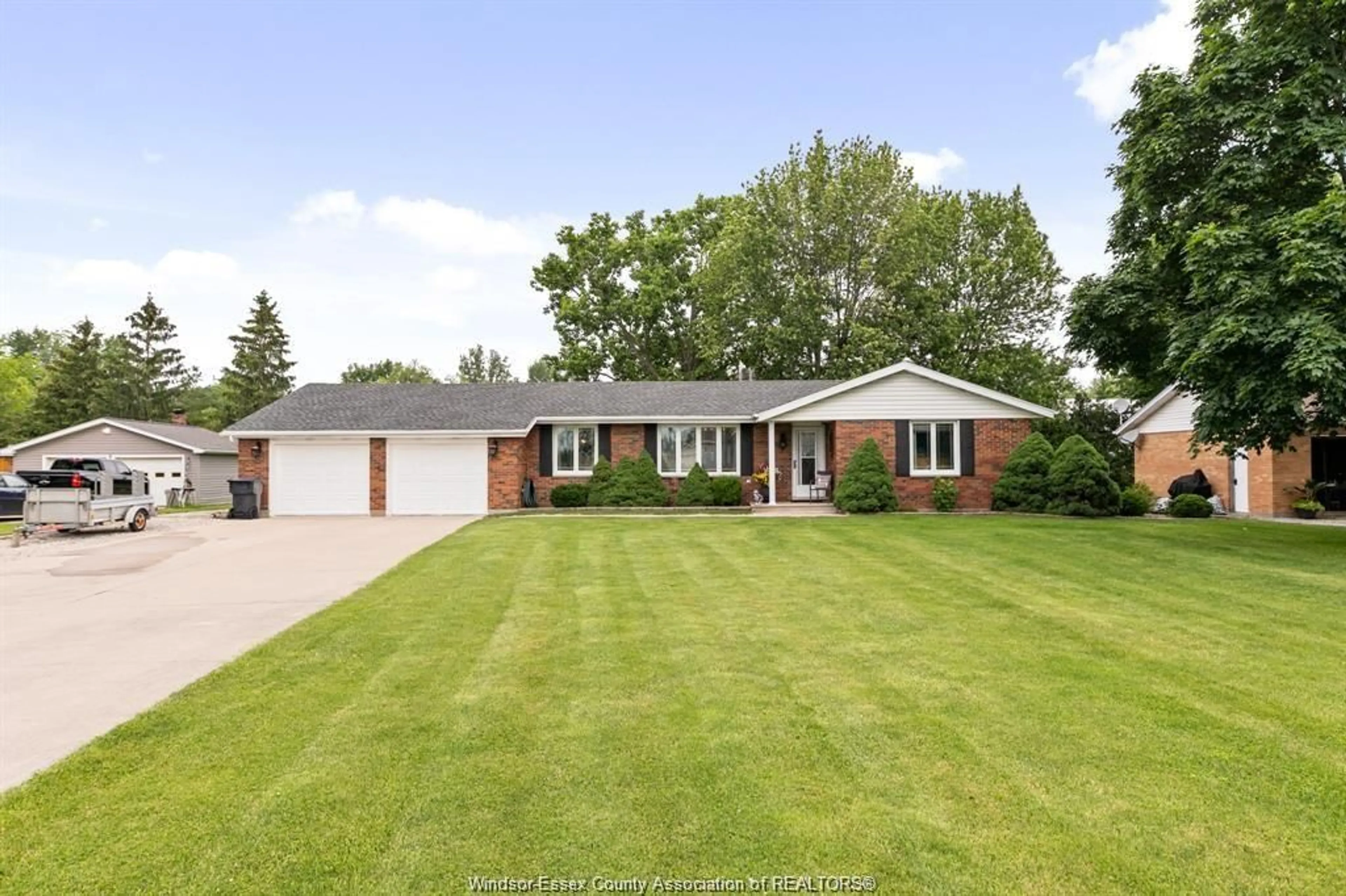 Home with brick exterior material, street for 1955 WILSON Sideroad, Maidstone Ontario N0R 1K0