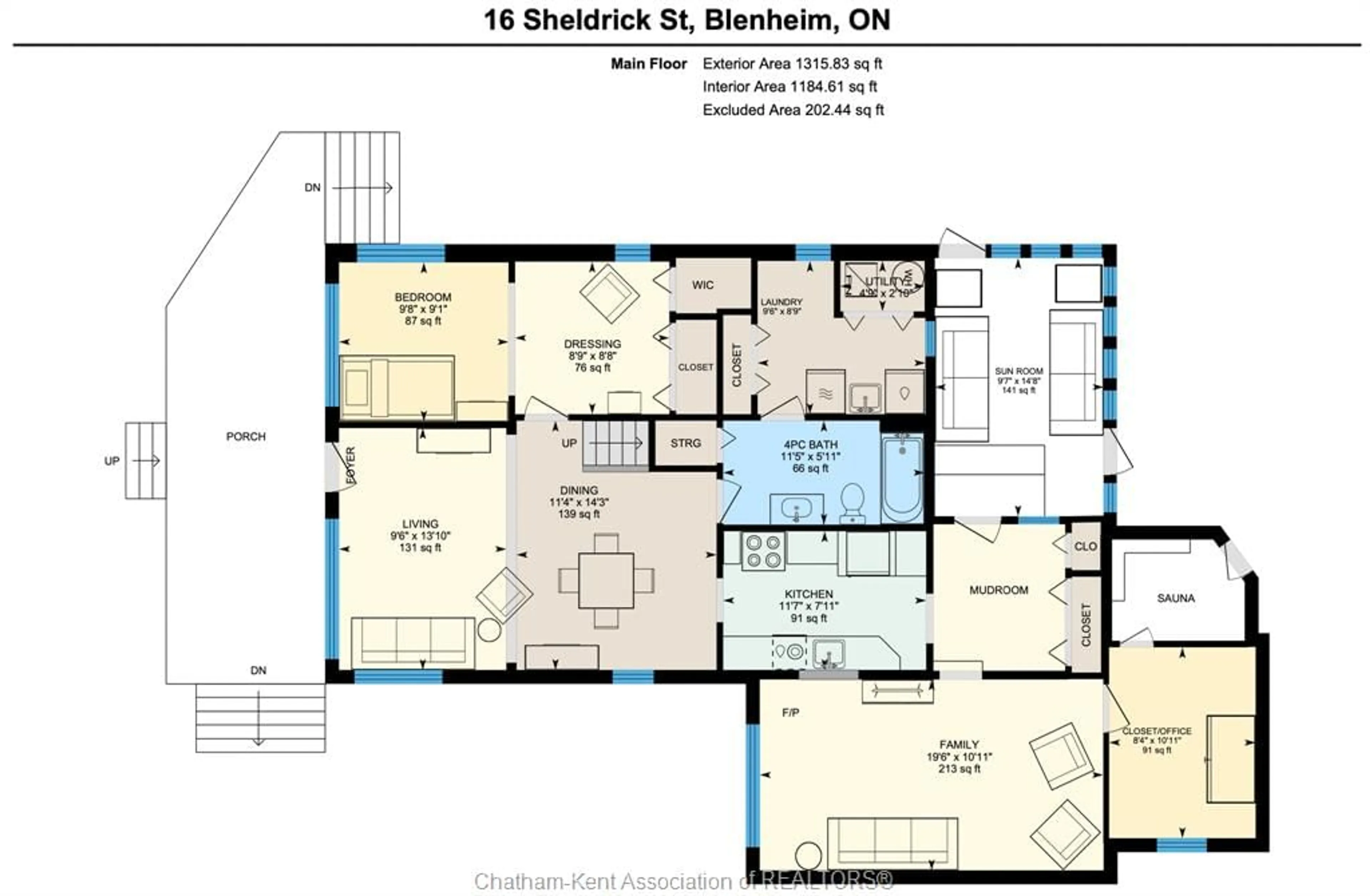 Floor plan for 16 Sheldrick St, Blenheim Ontario N0P 1A0
